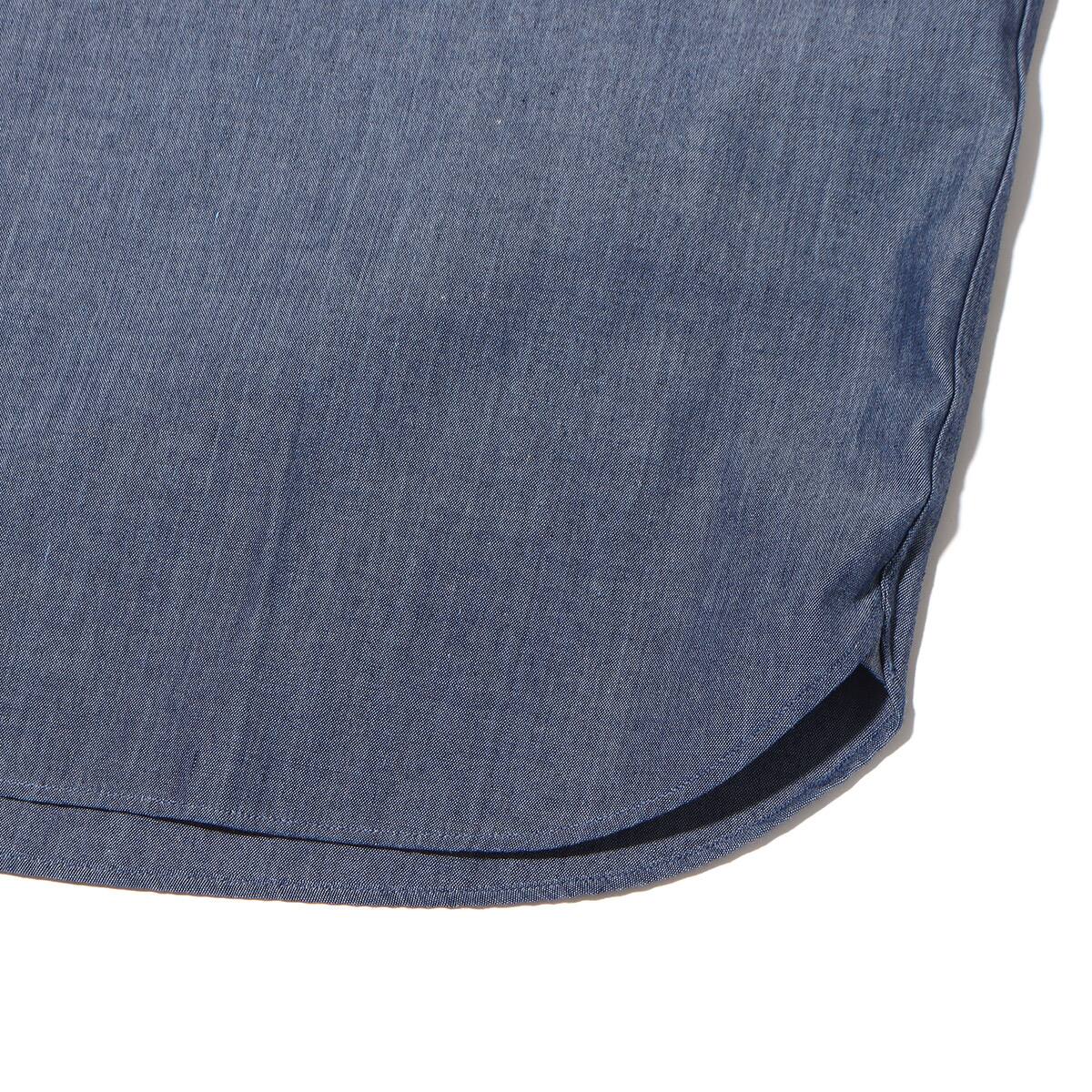 nanamica Regular Collar Chambray Shirt Indigo 23SP-Iの画像
