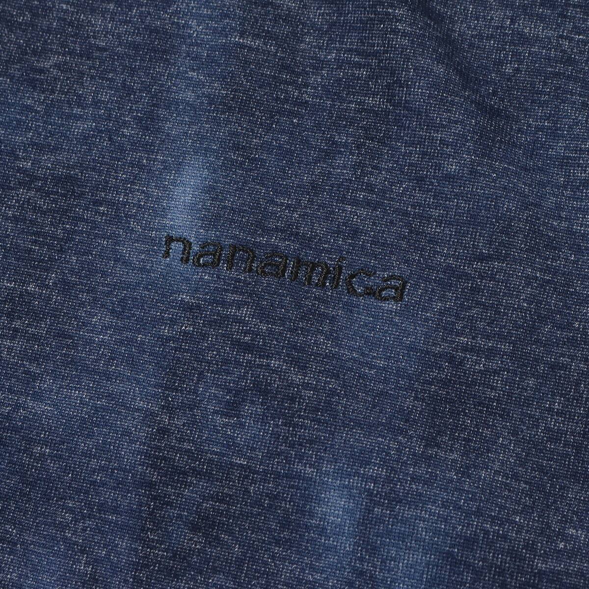 nanamica OOAL Hand Dyed H/S Tee Navy 23SP-Iの画像