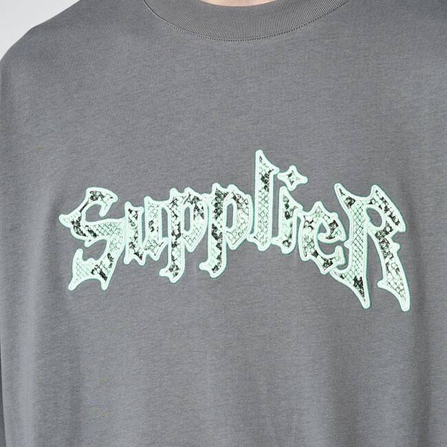 SUPPLIER PYTHON IRON LOGO TEE GRAY 22SU-I