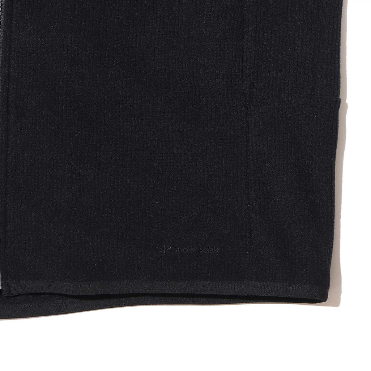 snow peak Grid Fleece Jacket Black 22FA-Iの画像
