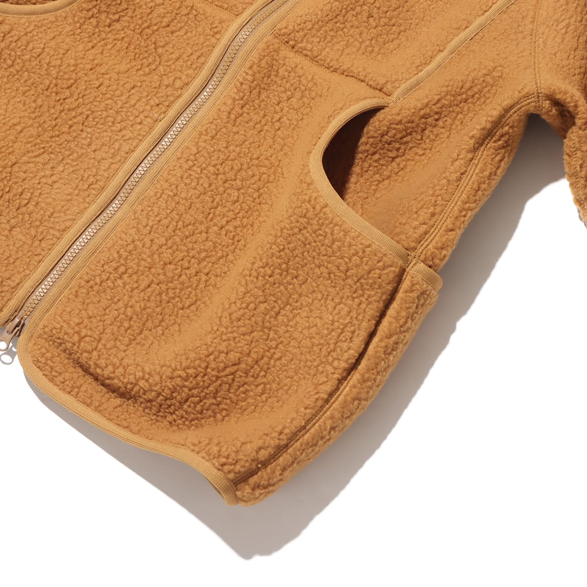 snow peak Thermal Boa Fleece Jacket Brown 23FA-Iの画像