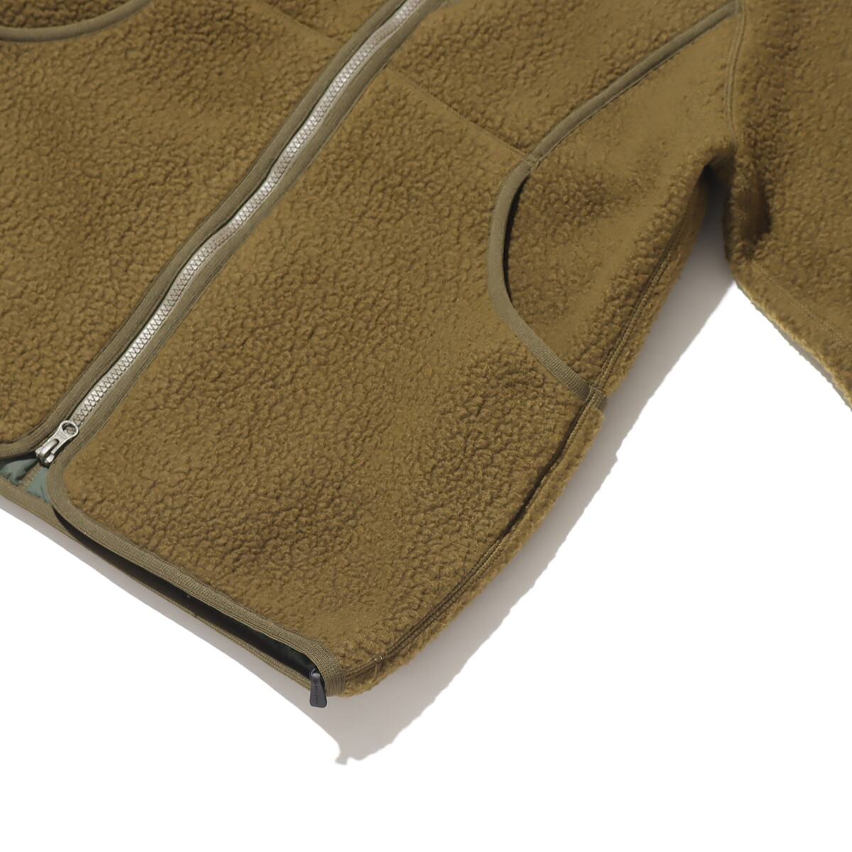 snow peak Thermal Boa Fleece Jacket Olive 23FA-Iの画像