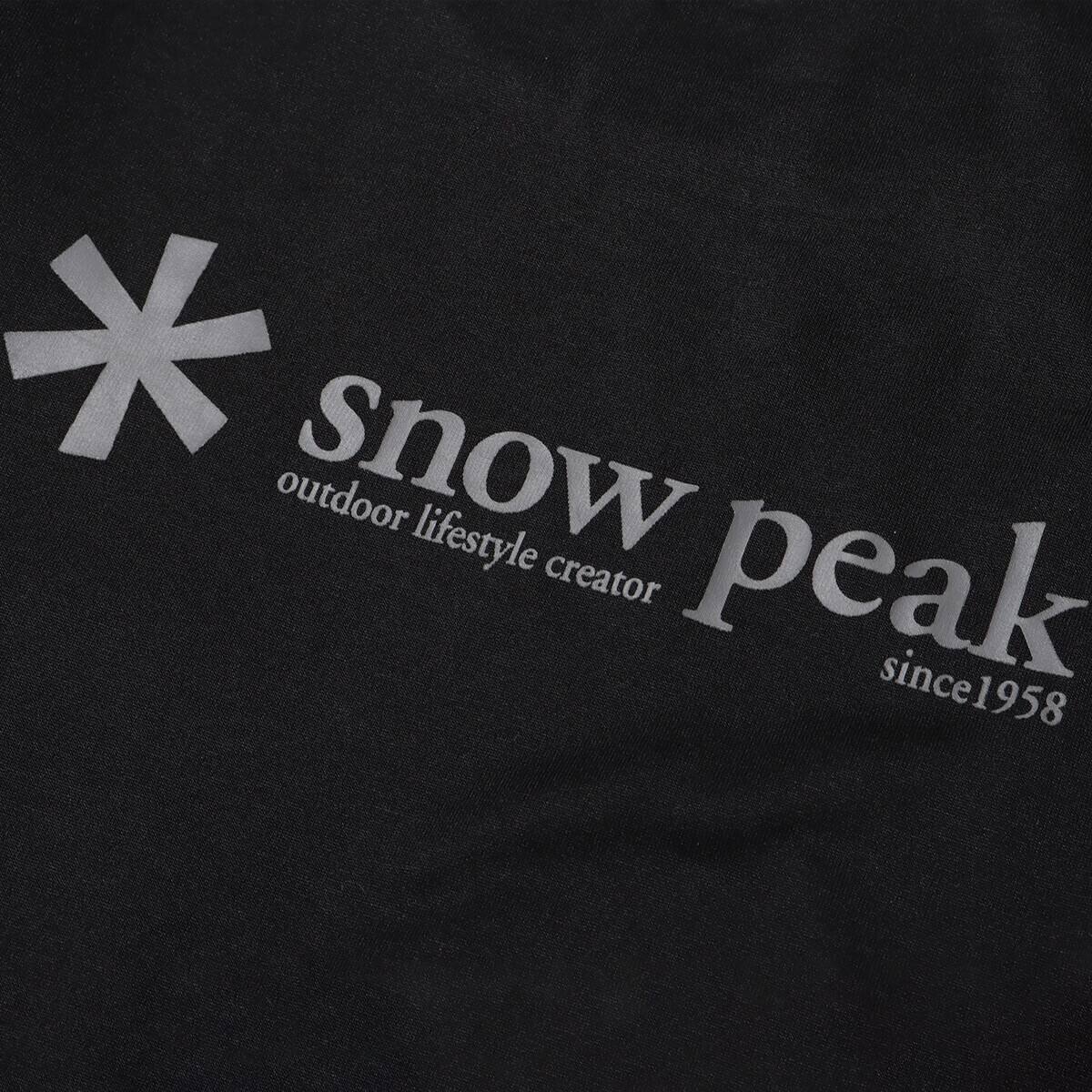 snow peak Insect Shield Long Sleeve T-Shirt Black の画像