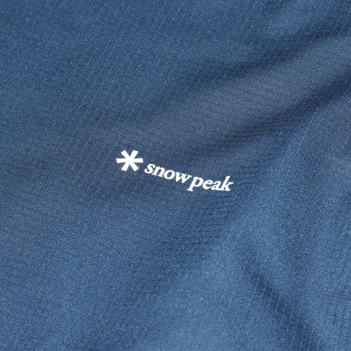 snow peak Pe Power Dry Long Sleeve T-Shirt Navy 24SP-Iの画像