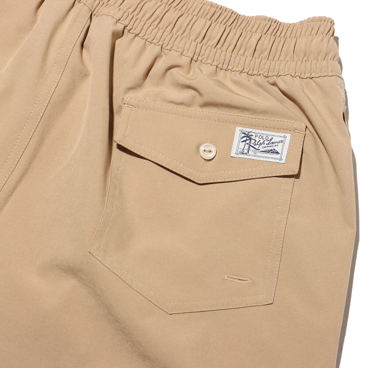 POLO RALPH LAUREN TRAVELER SWIM SHORT BEIGE/KHAKI の画像