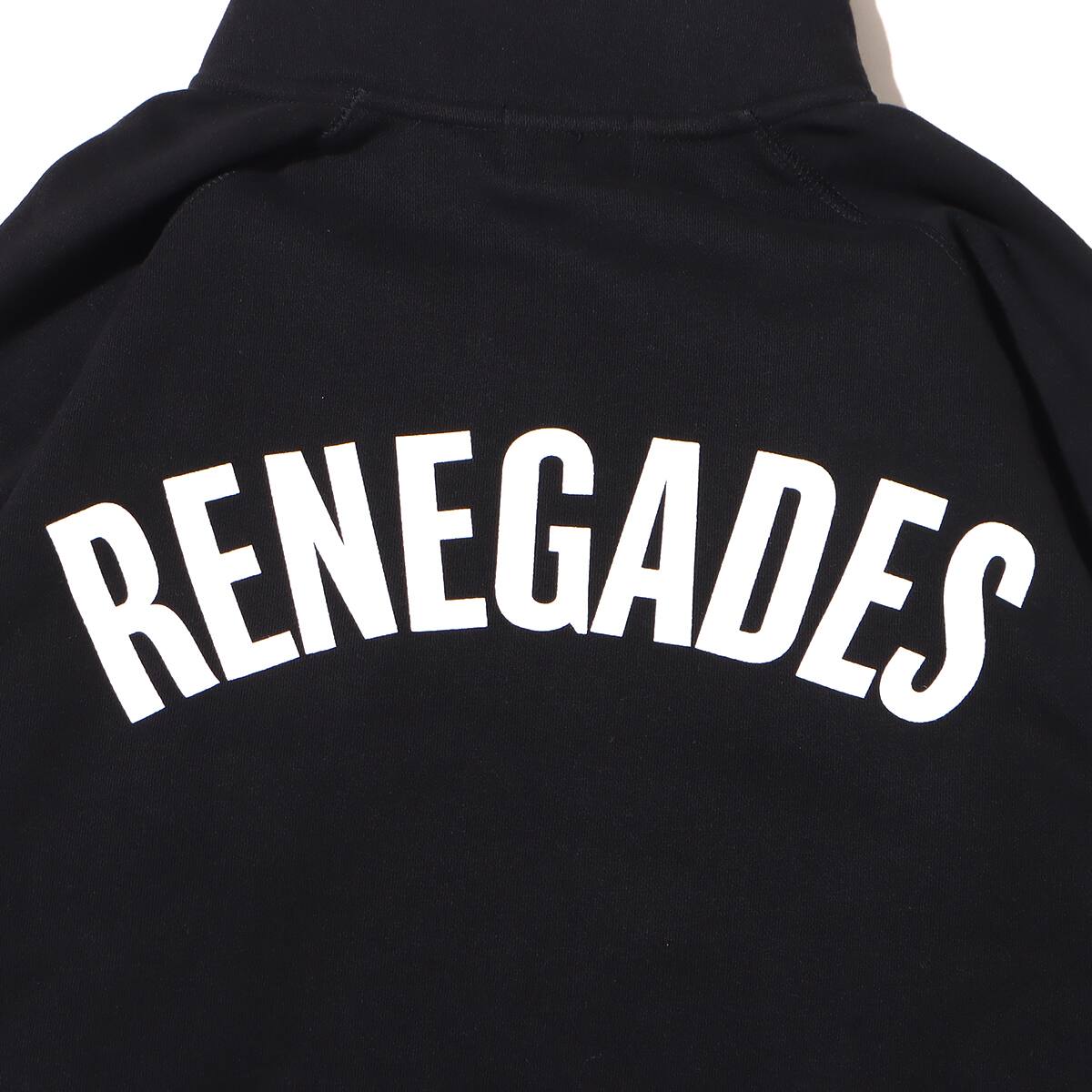 TOKYO 23 RENEGADES QUARTER-ZIP CADET COLLAR SWEAT BLACK 22FW-I