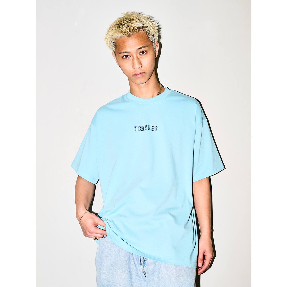 TOKYO 23 FULL COURT TEE -SNK- SKY BLUE 23SS-Sの画像