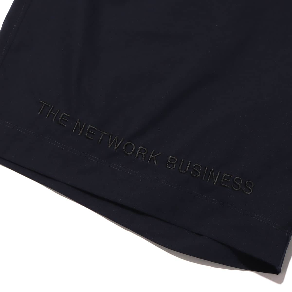 THE NETWORK BUSINESS WING LOGO EMBROIDERY NYLON SHORTS NAVY 22SU-I