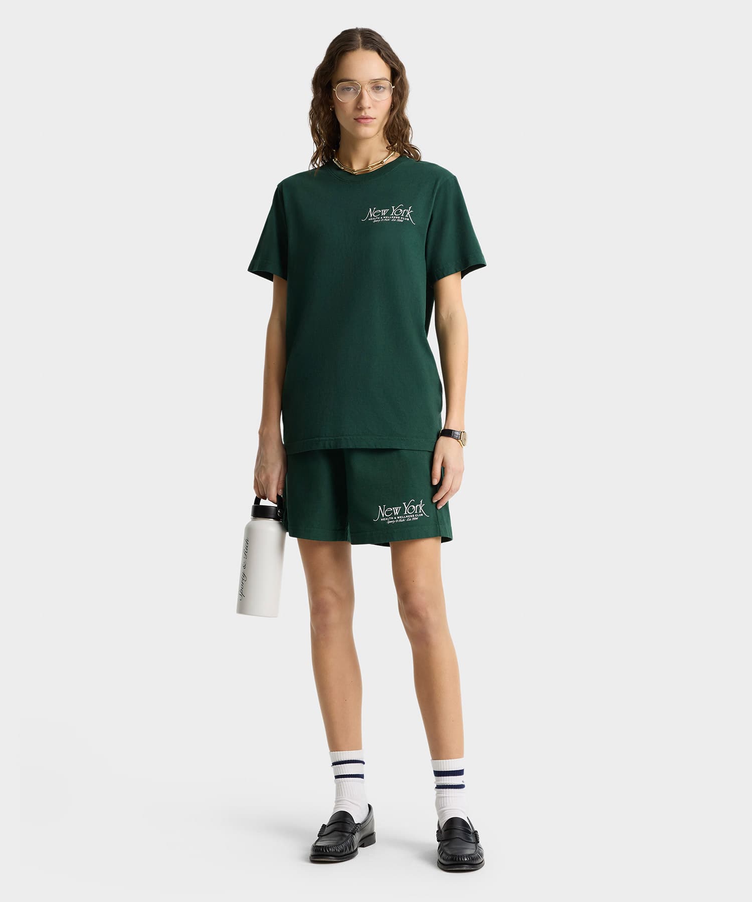 SPORTY＆RICH NY 94 T-Shirt Forestの画像