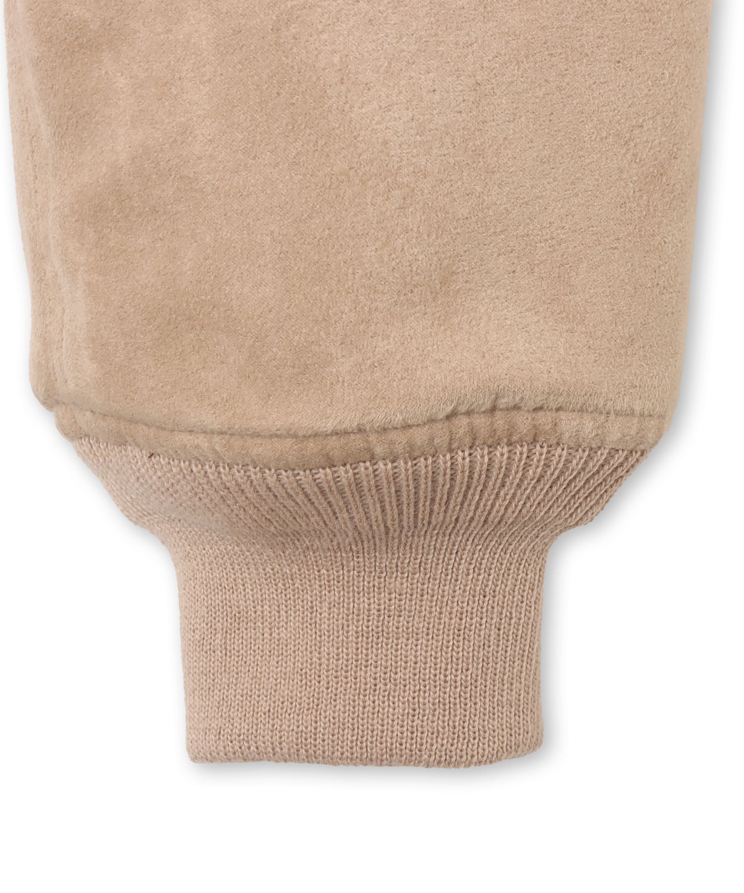 TOKYO 23 Faux Suede Bomber Jacket BEIGEの画像