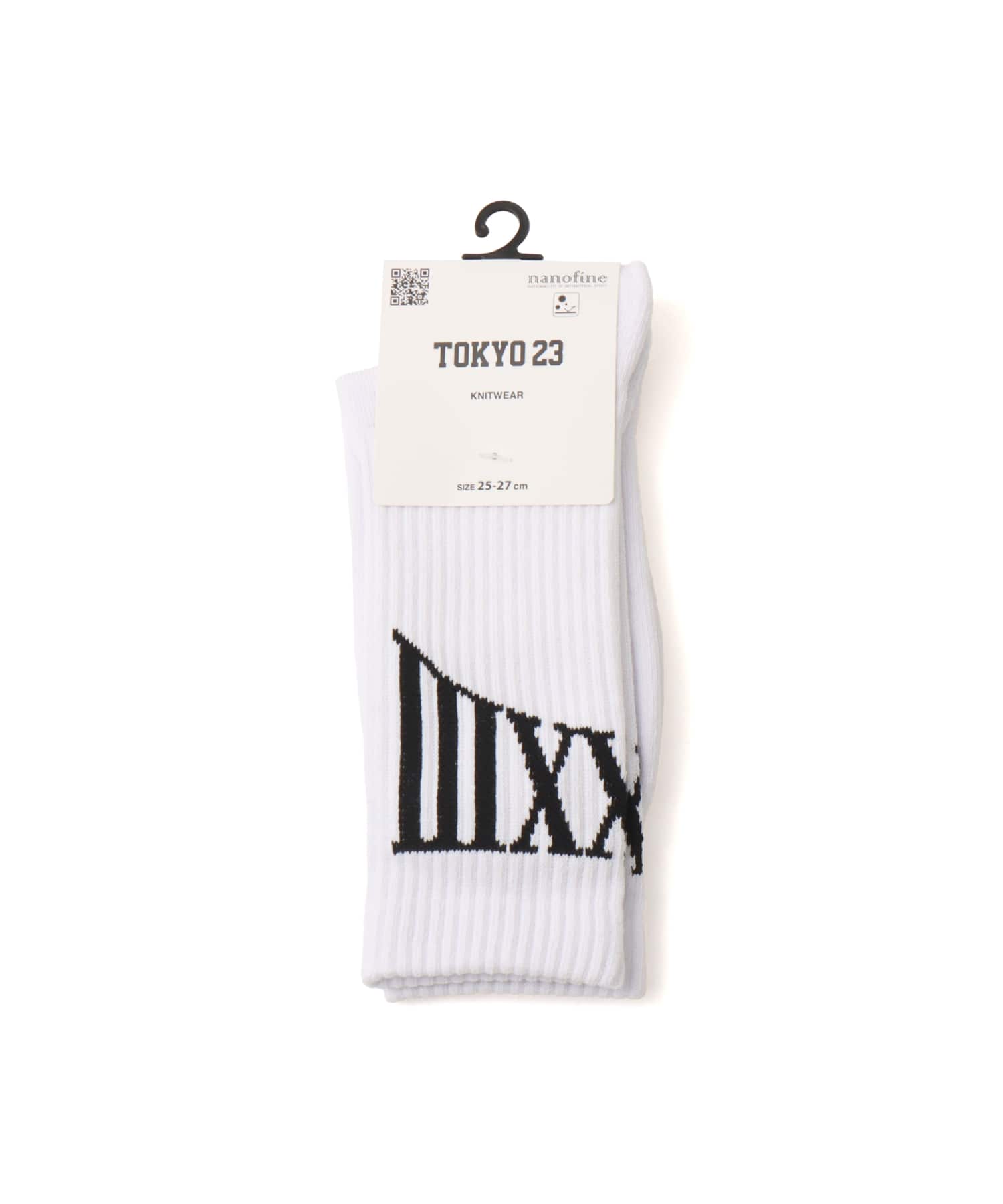 TOKYO 23 Arch Logo Socks WHITEの画像