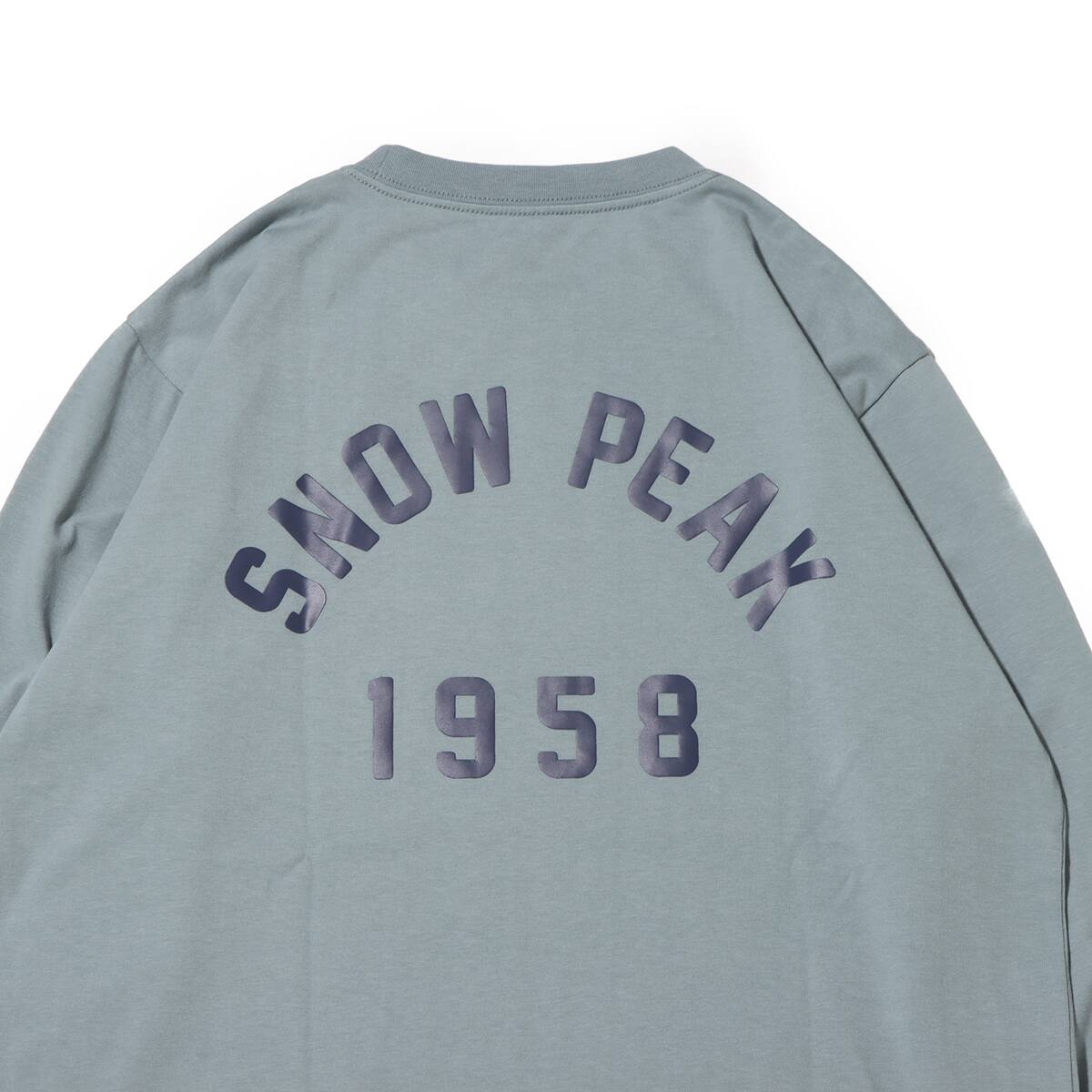 snow peak Foam Printed L/S T shirt Snow Peak Sax 23FA-Iの画像