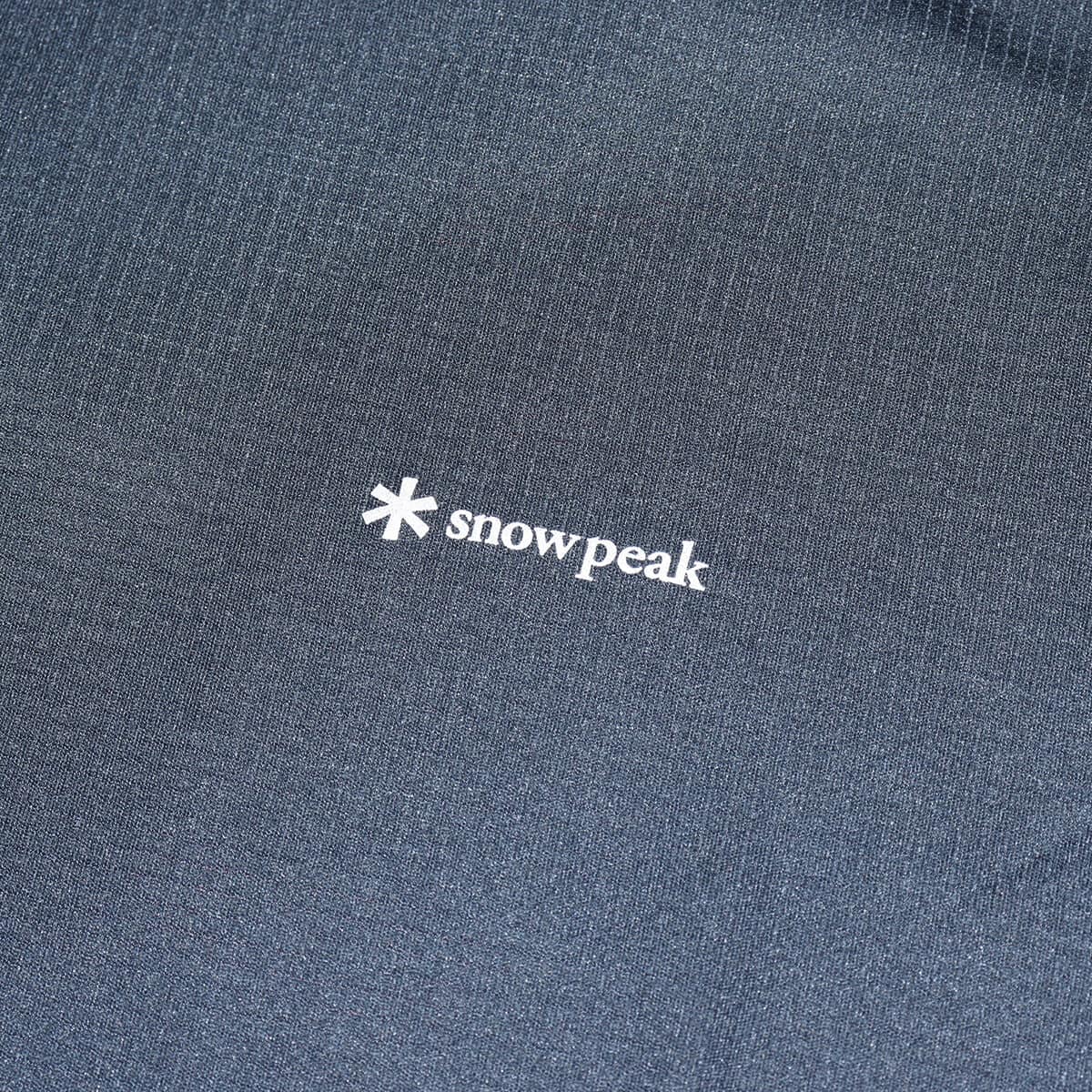 snow peak Pe Power Dry Short Sleeve T-Shirt Black 24SP-Iの画像