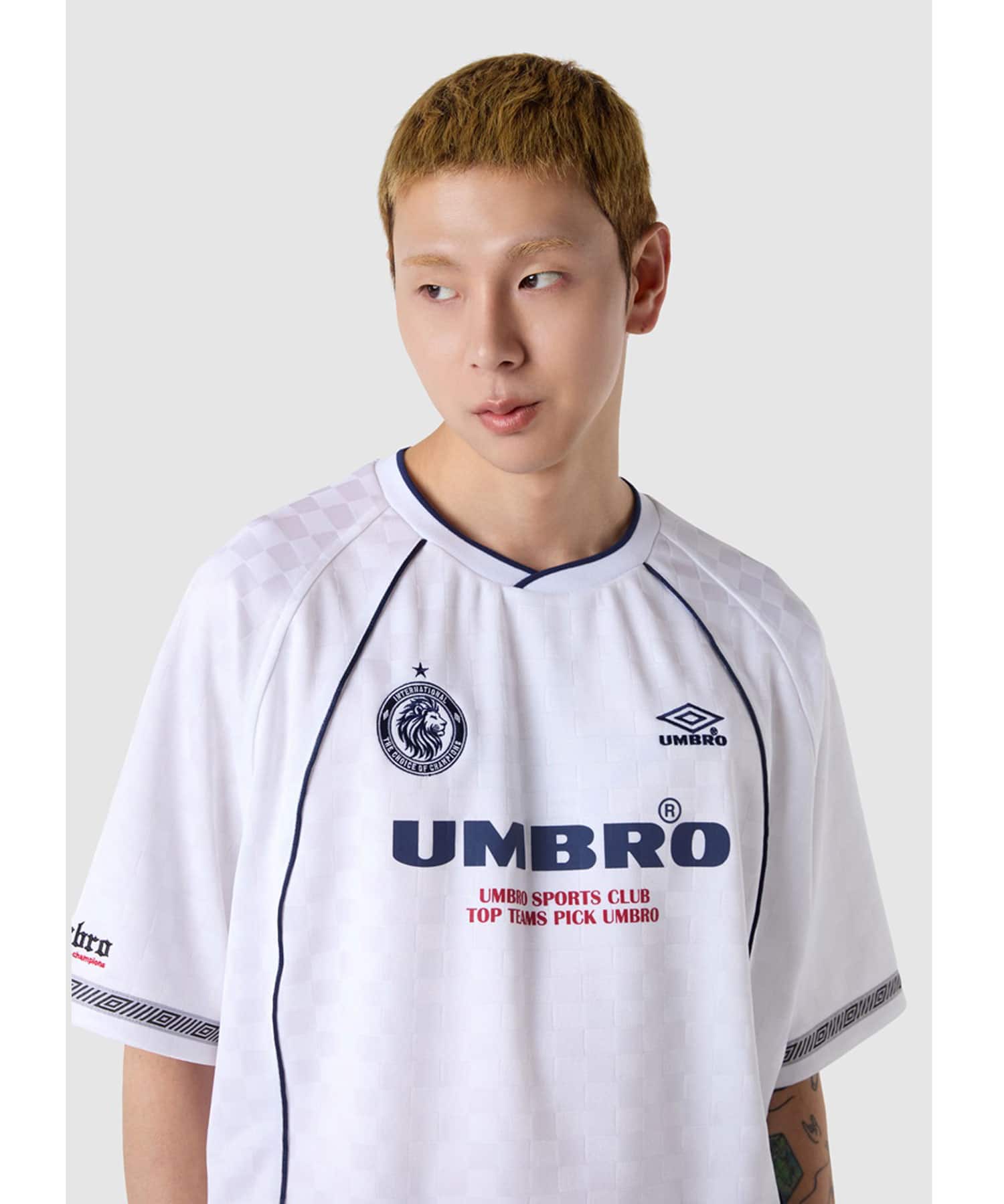 UMBRO 【KOREA COLLECTION】BLOKE OG JERSEY WHITEの画像