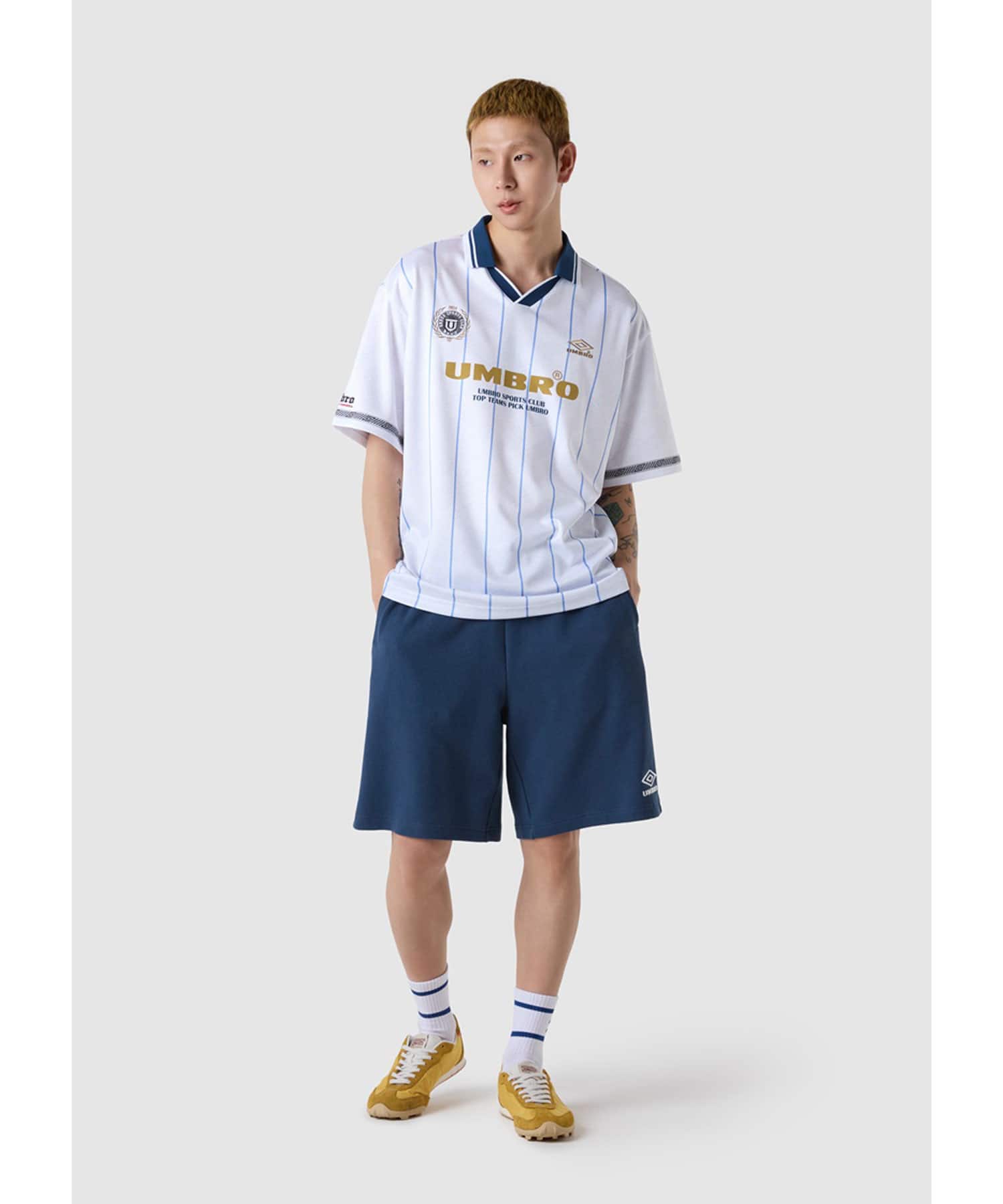 UMBRO 【KOREA COLLECTION】BLOKE OG S/S JERSEY WHITEの画像