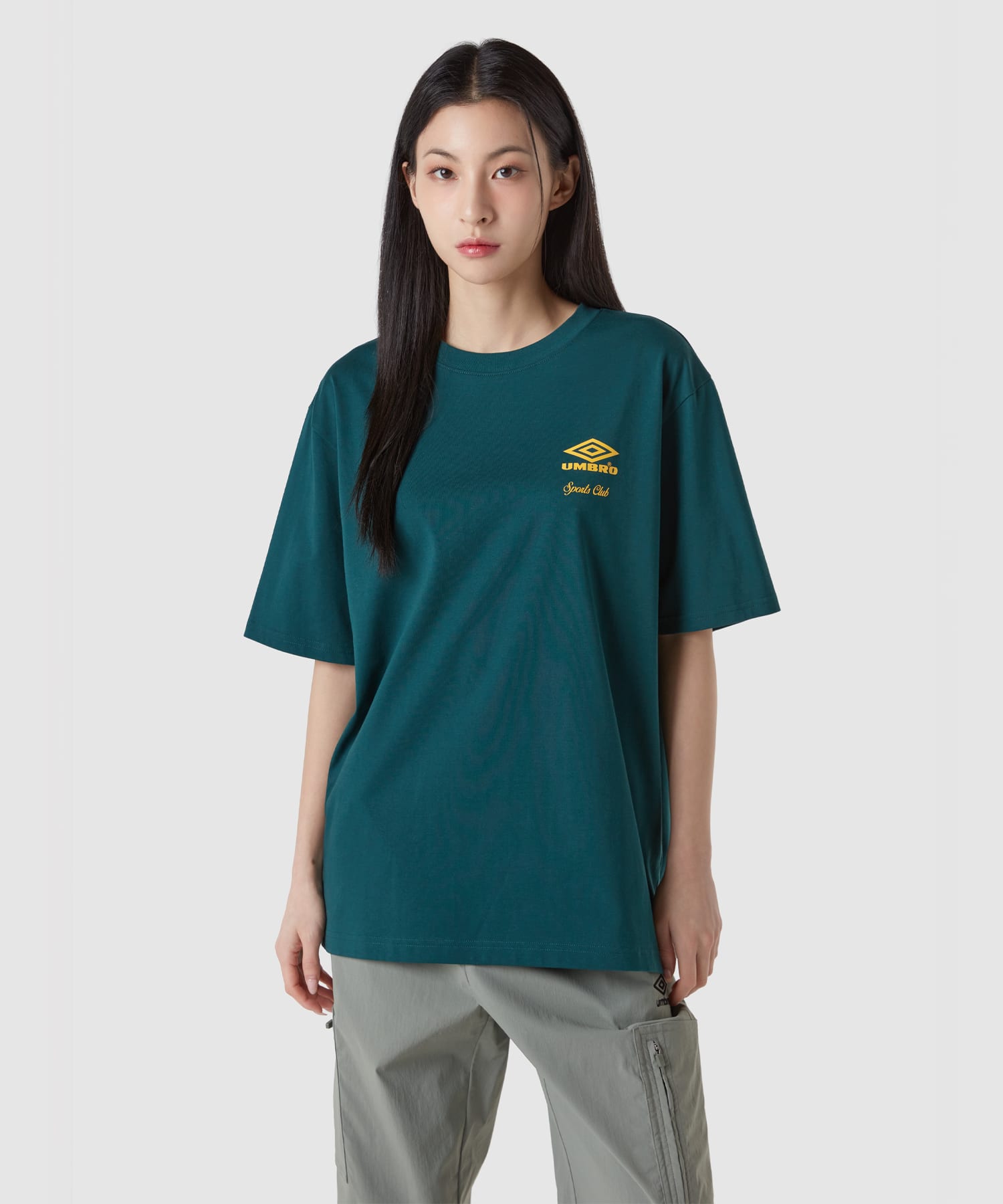 UMBRO 【KOREA COLLECTION】OMBRE SHORTS SLEEVE T-SHIRTS グリーンの画像