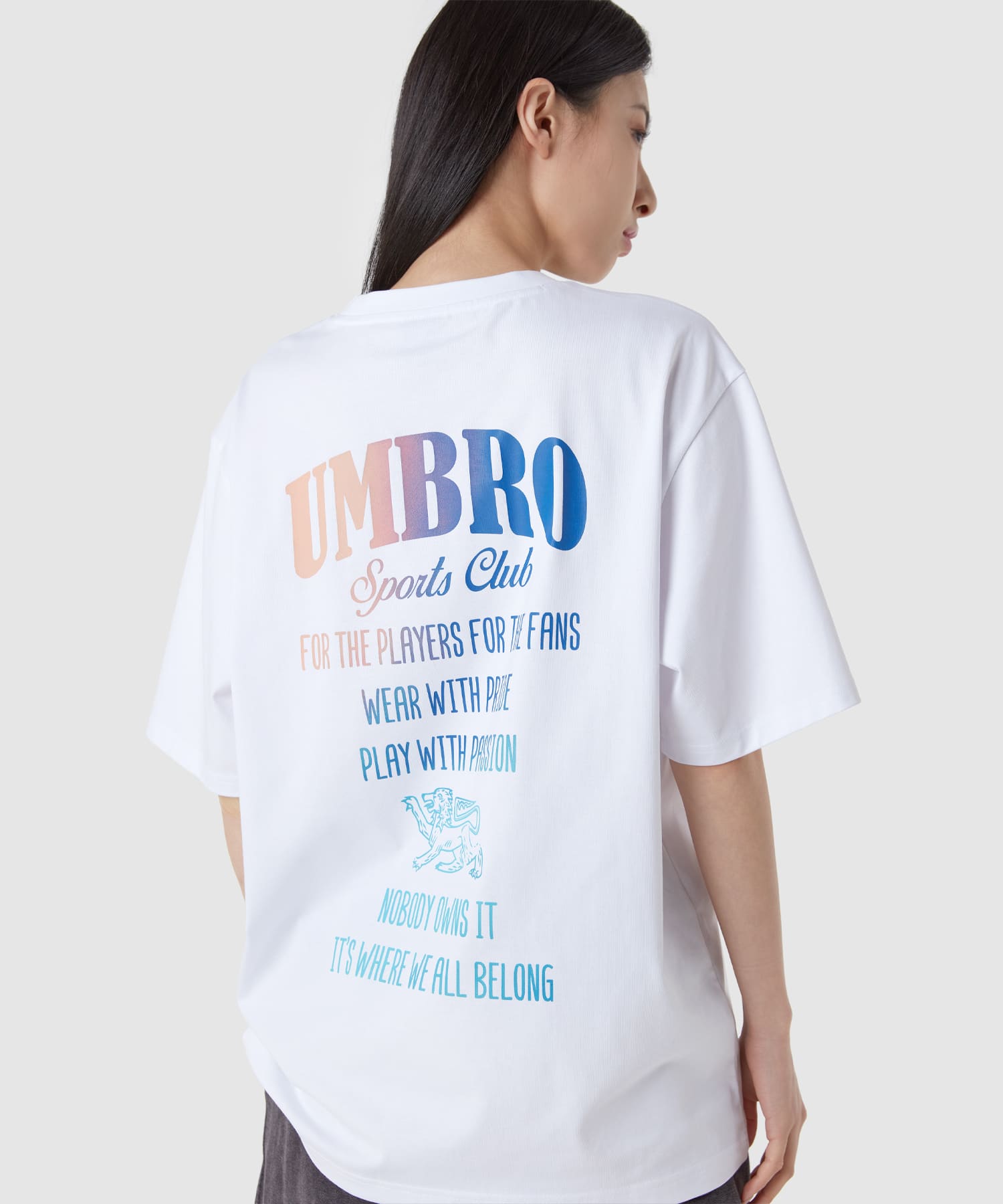 UMBRO 【KOREA COLLECTION】OMBRE SHORTS SLEEVE T-SHIRTS グレーの画像
