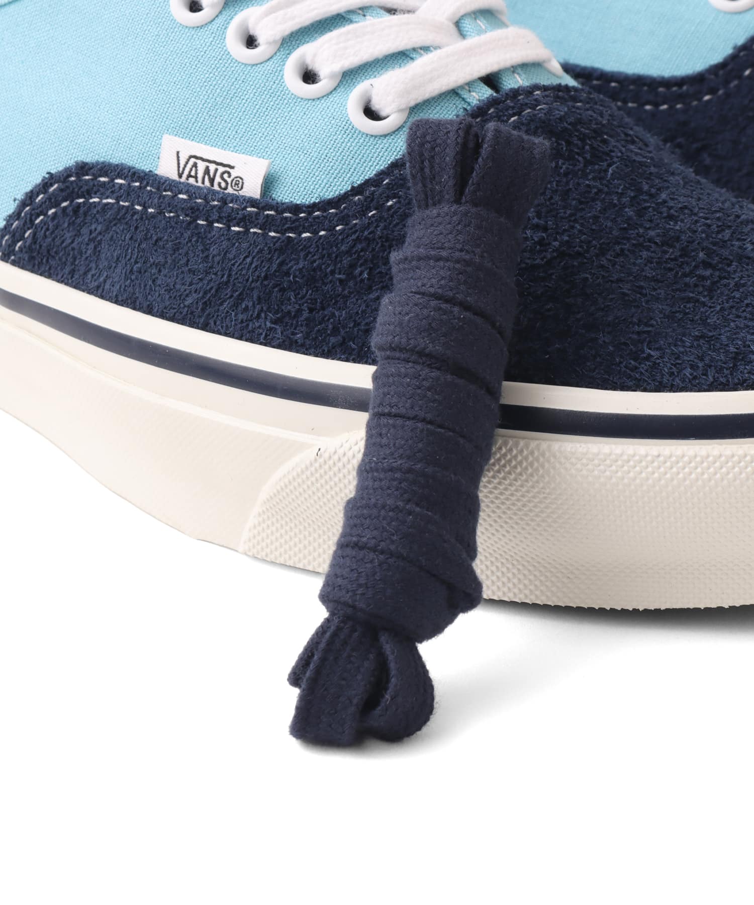 VANS LX Authentic 44 SUEDE/CANVAS Dress Blue/Aquatic Blueの画像