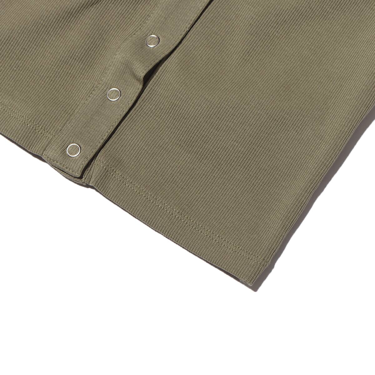 GUESS SL GUESS LOGO CROP TANK KHAKI 21SS-Iの画像