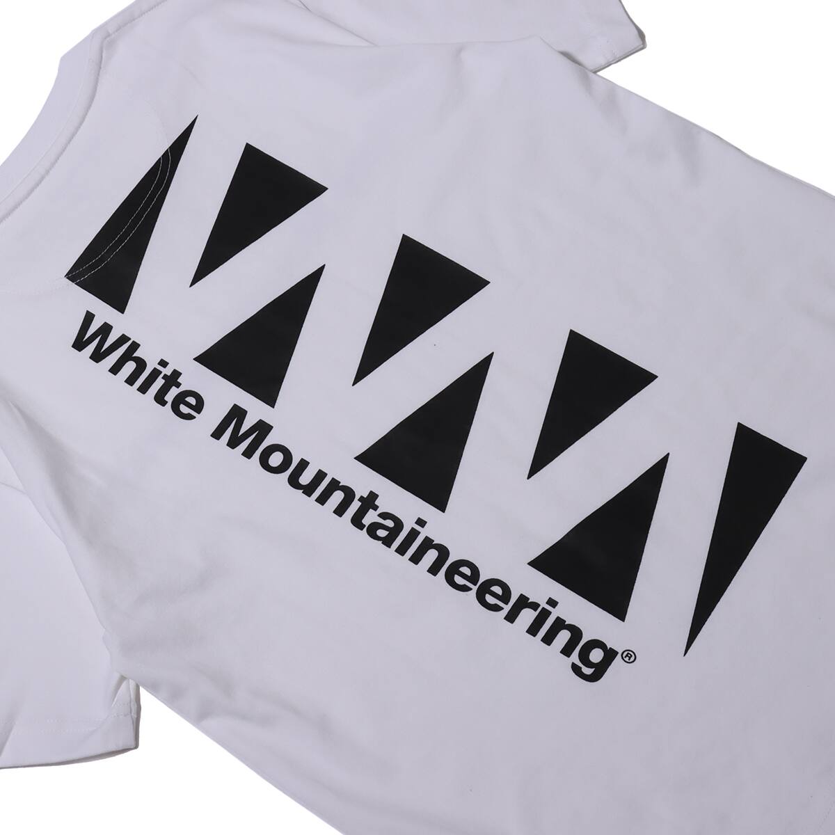 WHITE MOUNTAINEERING SIDE WM LOGO PRINTED T-SHIRT WHITE 21SP-Iの画像