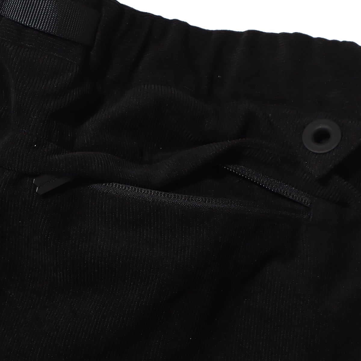 WHITE MOUNTAINEERING × GRAMICCI CORDUROY WIDE TAPERED PANTS BLACK