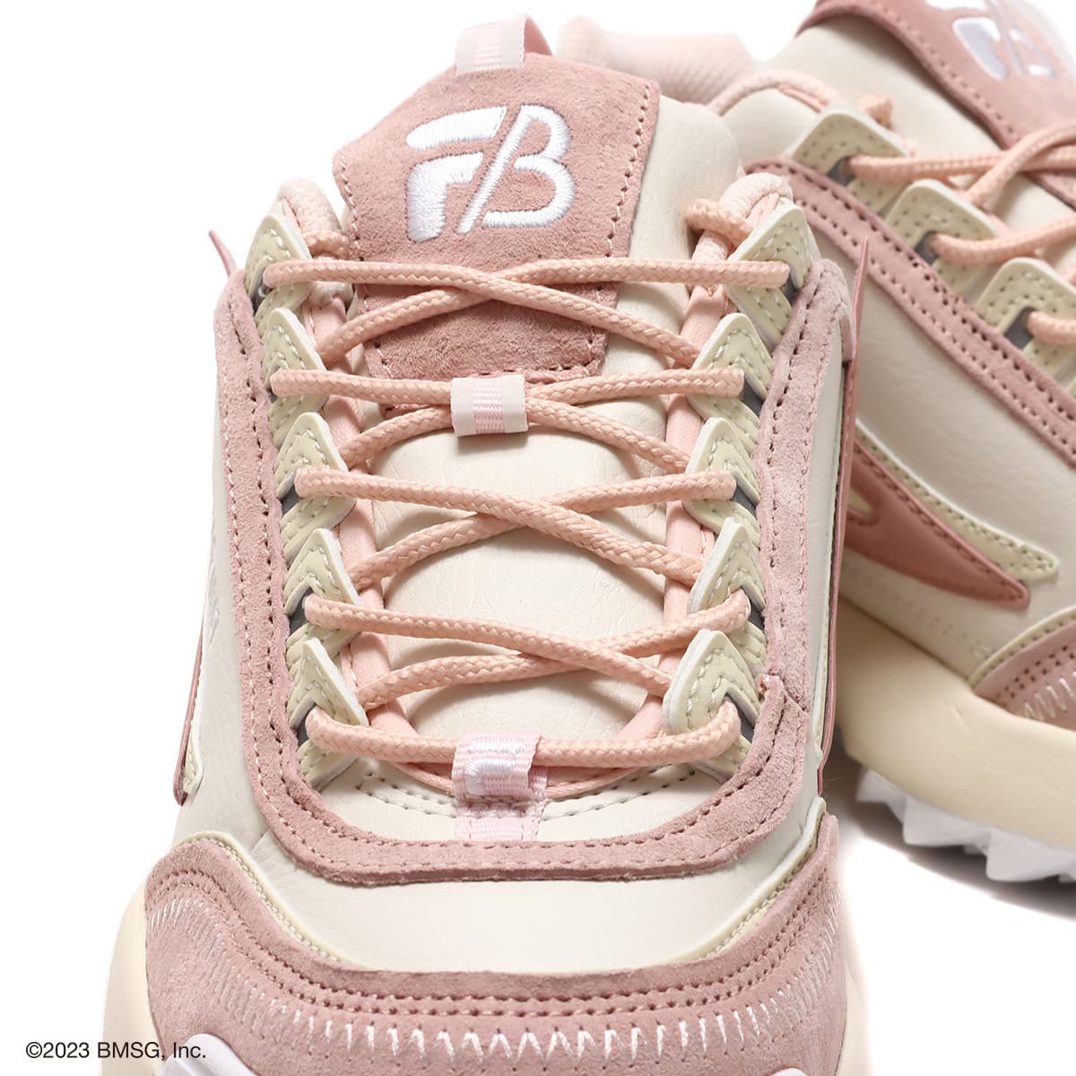 FILA Disruptor II EXP × BE:FIRST SNOW WHITE/MAUVE MORN 23SS-I