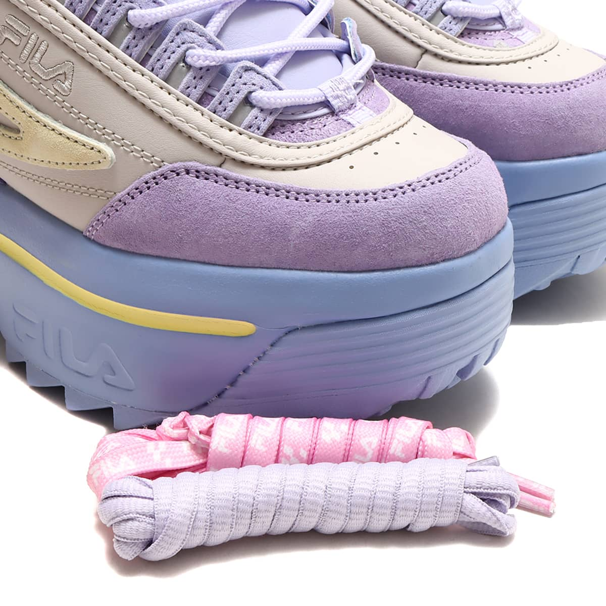 FILA Disruptor 2 Wedge × YONAKA × atmos pink Wind chime/purple