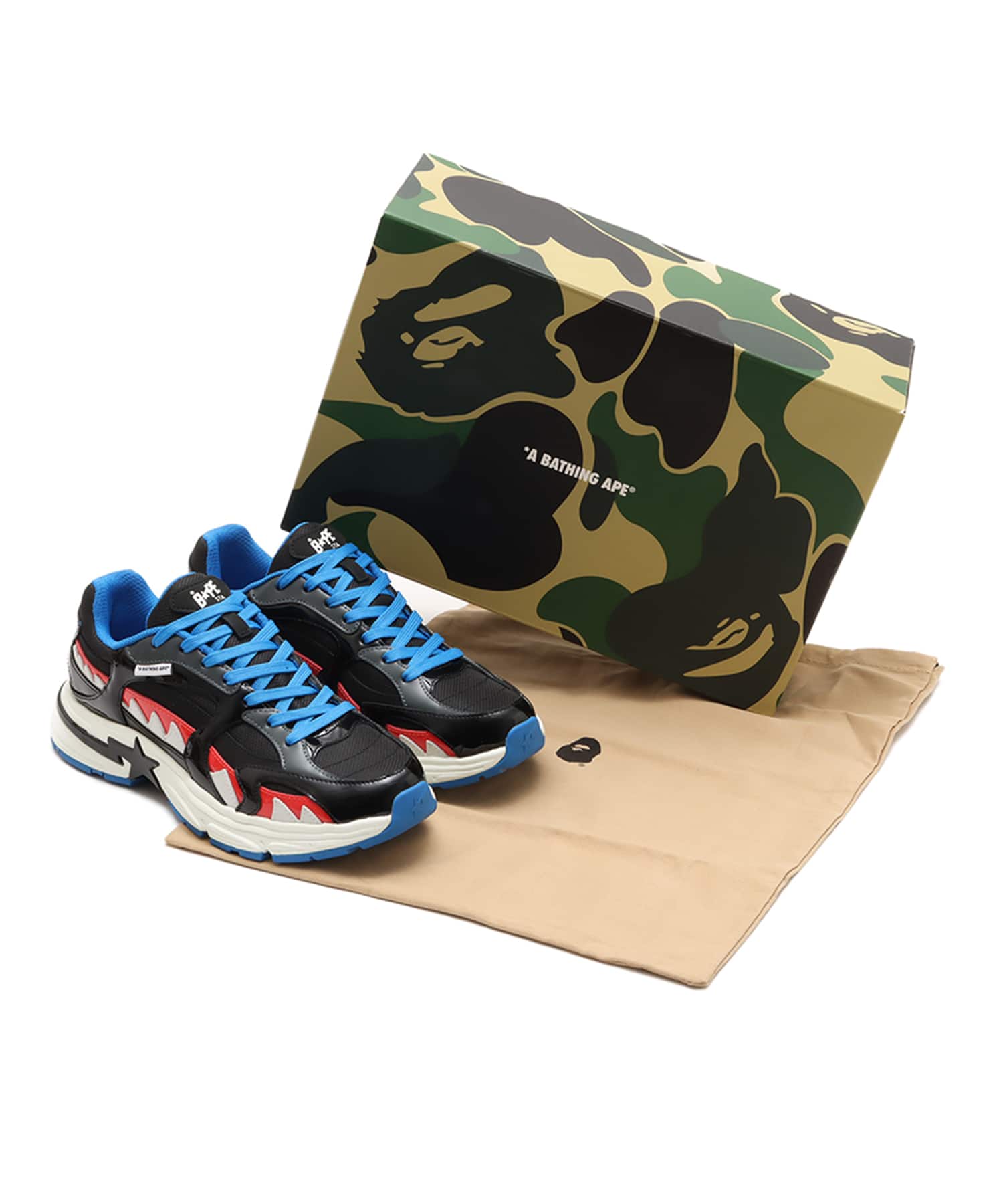 A BATHING APE SHARK STA #3 BLACKの画像