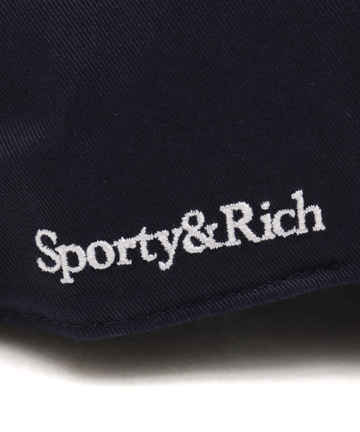 SPORTY＆RICH Yankees Krystal Hat Dark Navy/Whiteの画像