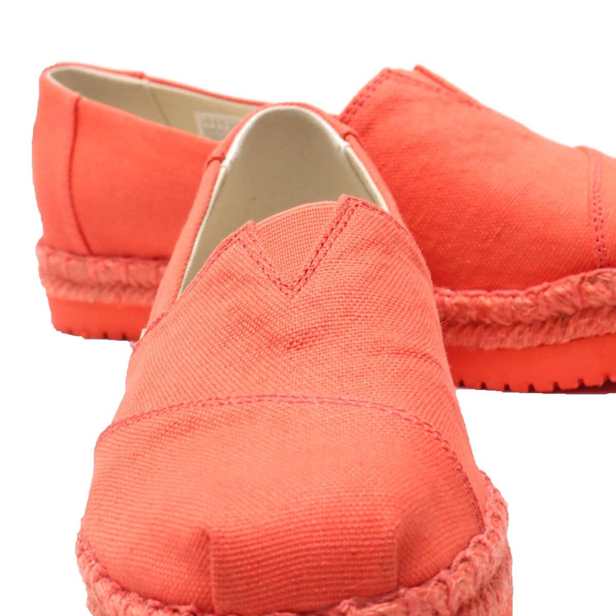 TOMS ALPARGATA ON ROPE Persimmon Canvas 20SP-Iの画像