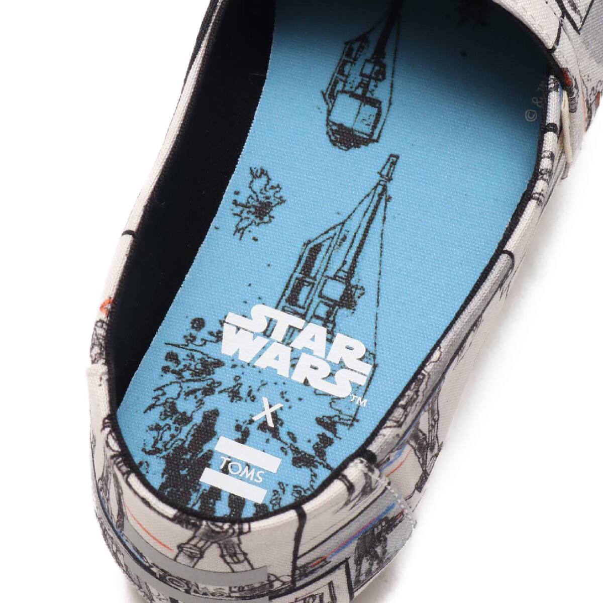 TOMS Star Wars ALPARGATA 3.0 AT Print White Starwars AT Print 21FA-Iの画像