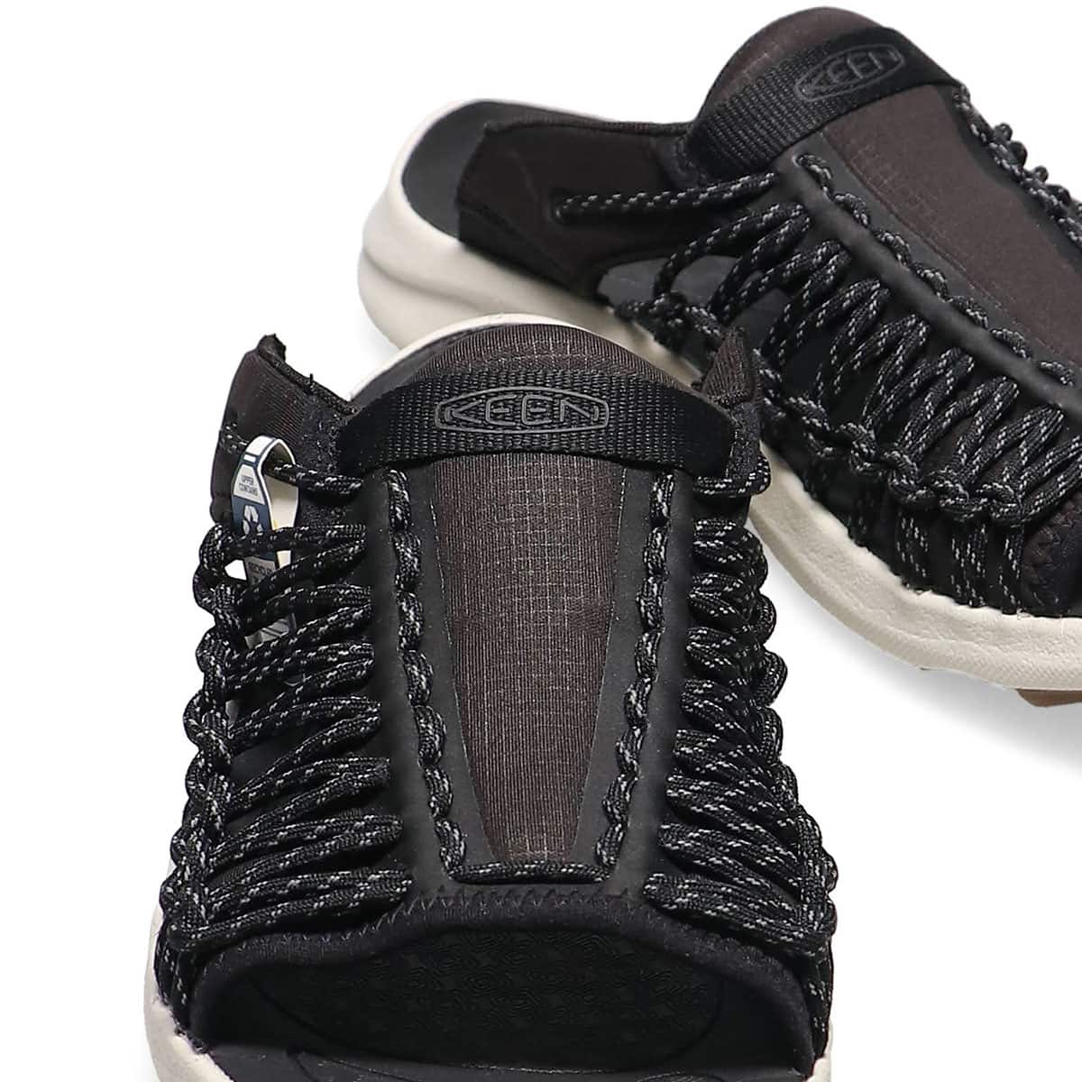 KEEN UNEEK SNK SLIDE Black/Silver 23FA-Iの画像