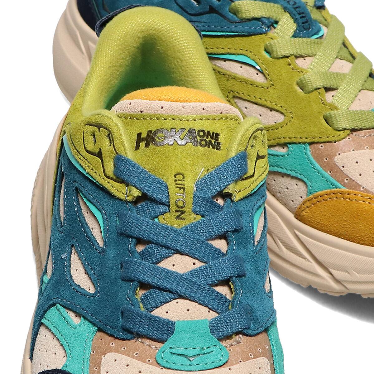 HOKA ONEONE CLIFTON L SUEDE MULTI/SHIFTING SAND 21FW-I