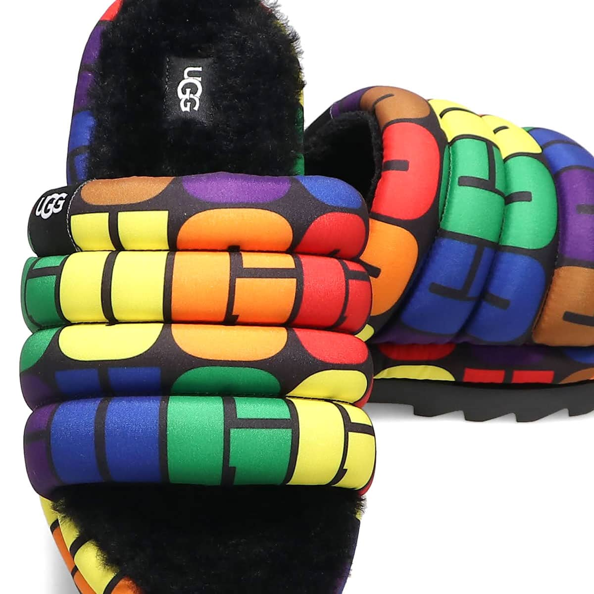 UGG W PRIDE SLIDE Rainbow Logo 22SS-I