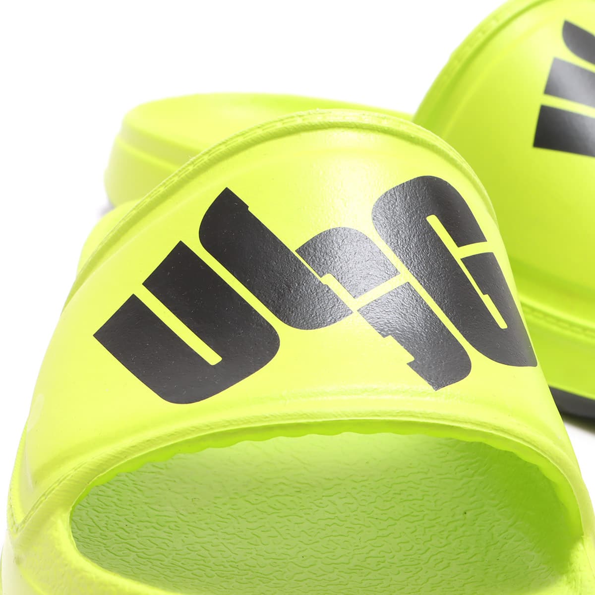 UGG M WILCOX SLIDE CHOPD KEY LIME / BLACK 22SS-Iの画像