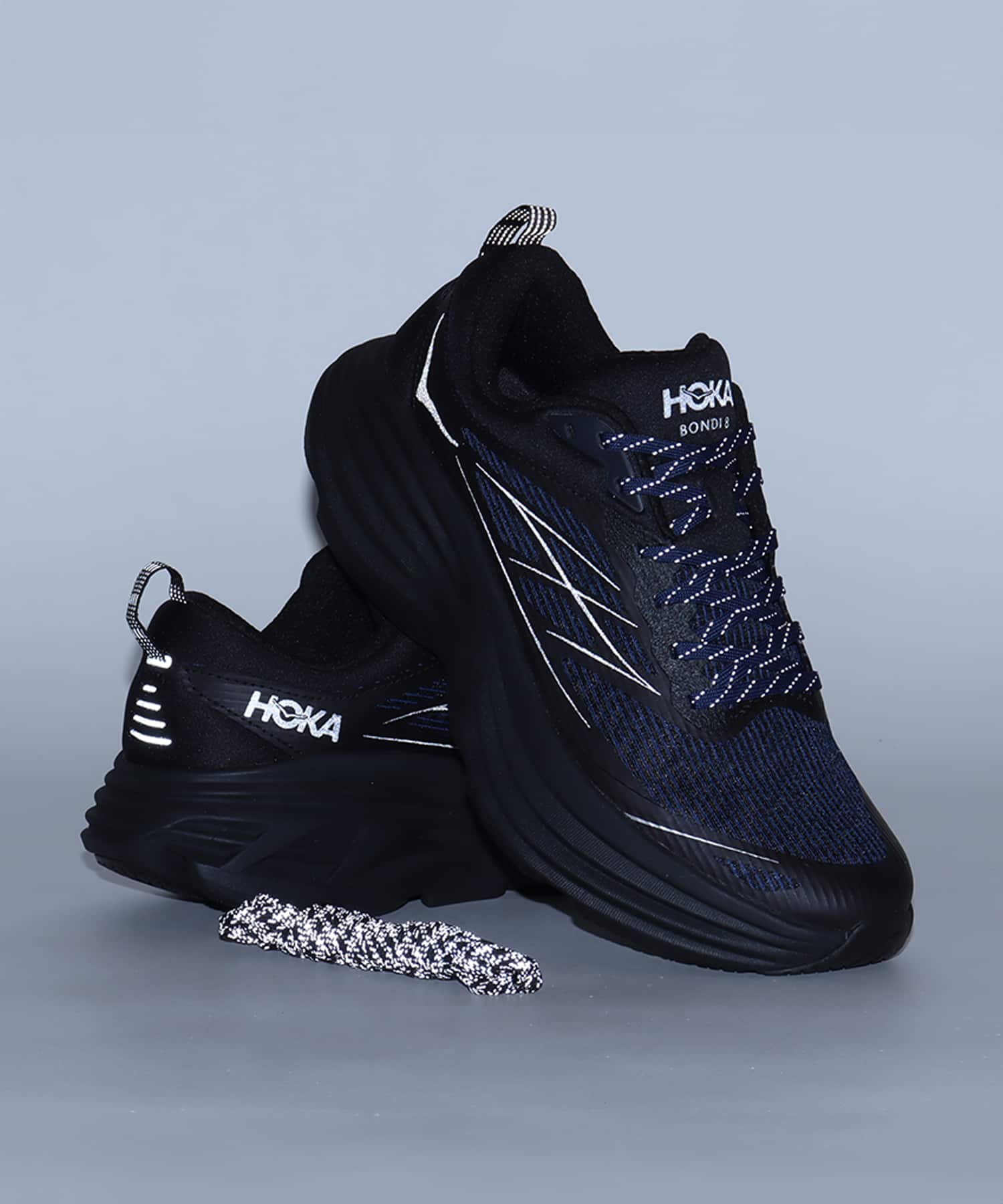 HOKA BONDI 8 TS CAGED MIDNIGHT BLUE / BLACKの画像