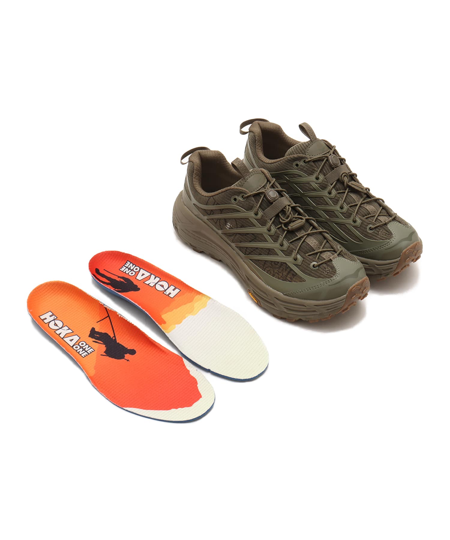 HOKA MAFATE THREE2 GRID JP ANTIQUE OLIVE / EUCALYPTUSの画像