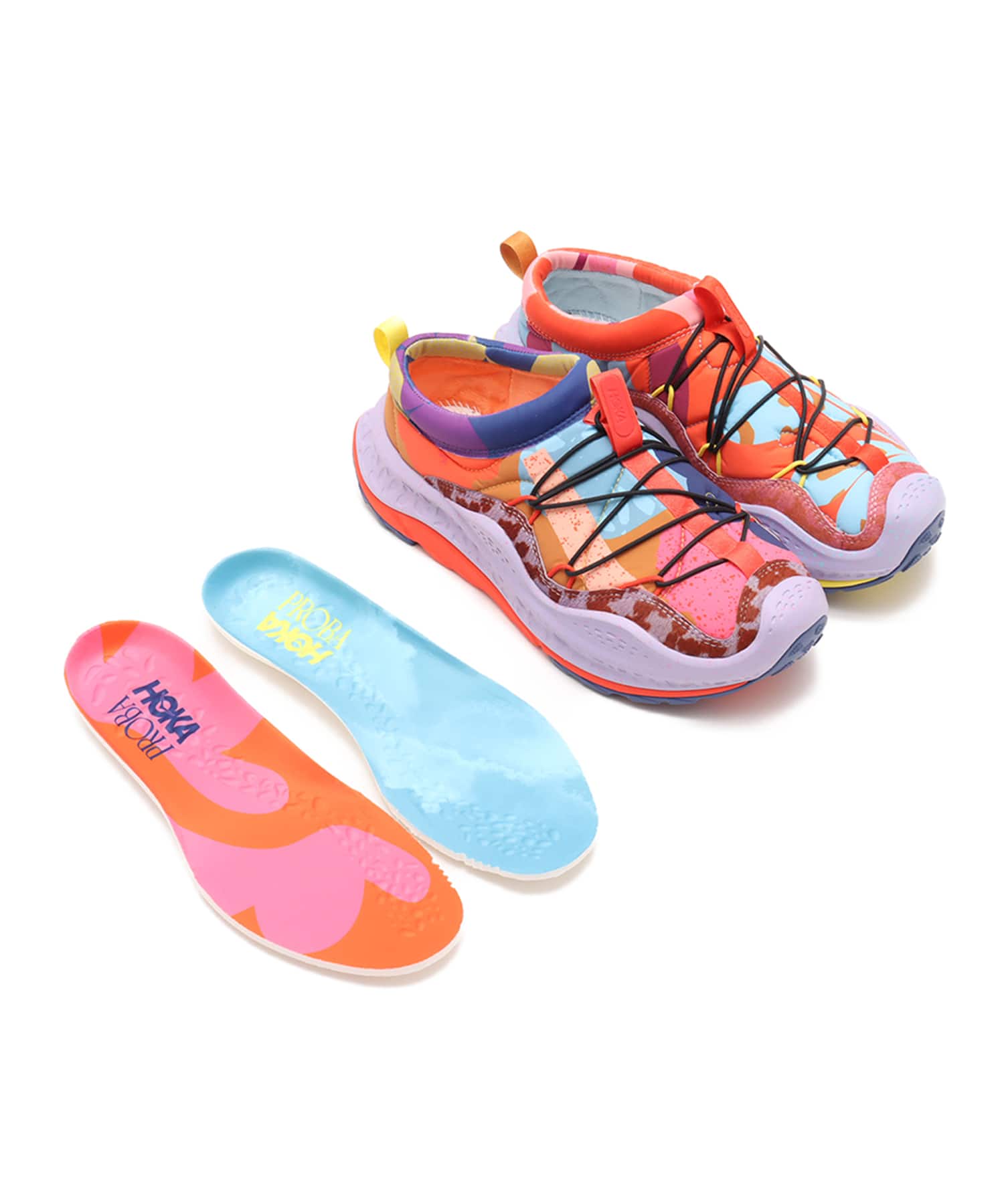 HOKA ORA PRIMO STUDIO PROBA VERMILLION ORANGE / GOLDの画像