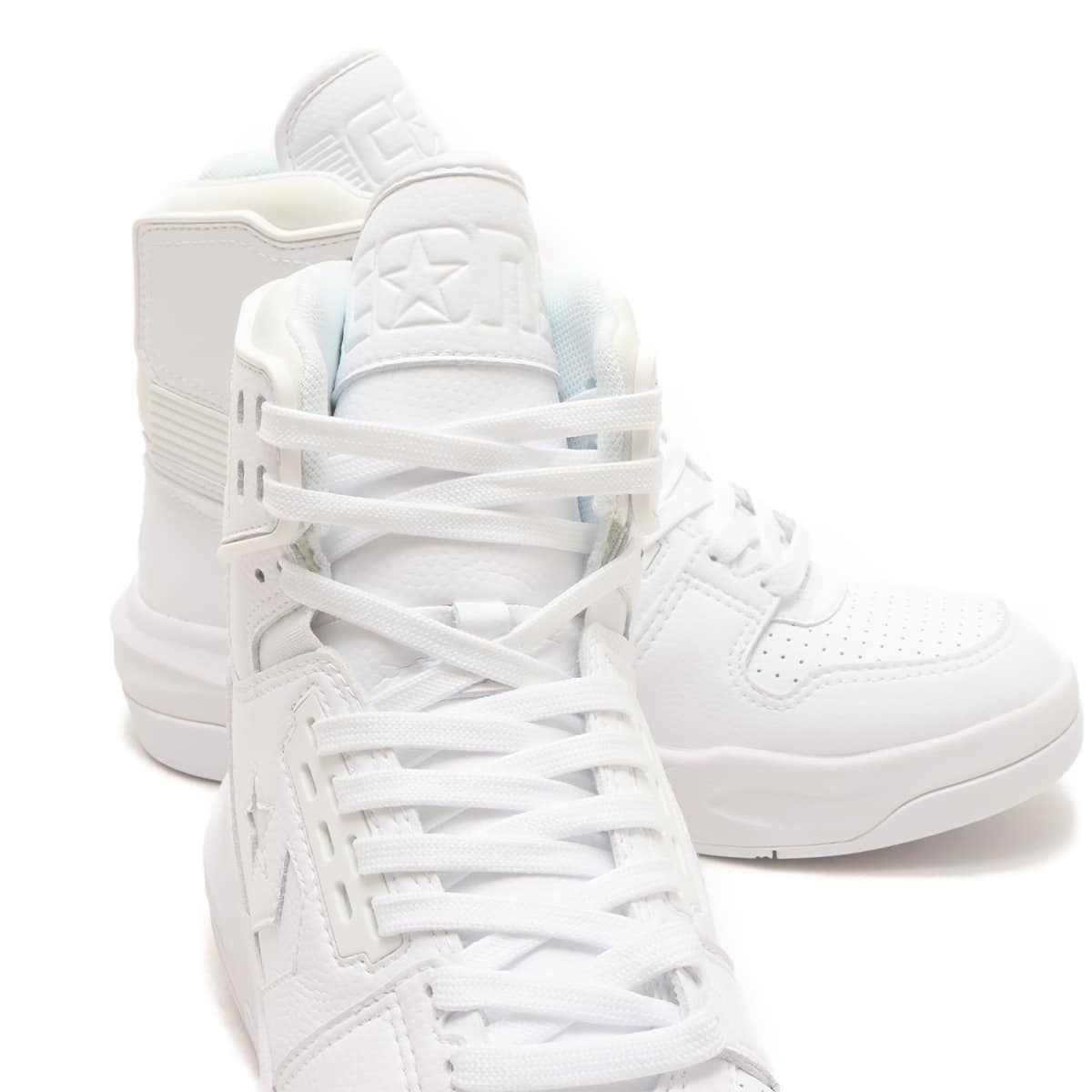 CONVERSE × beautiful people basketball shoes ALL WHITE 23FW-Iの画像