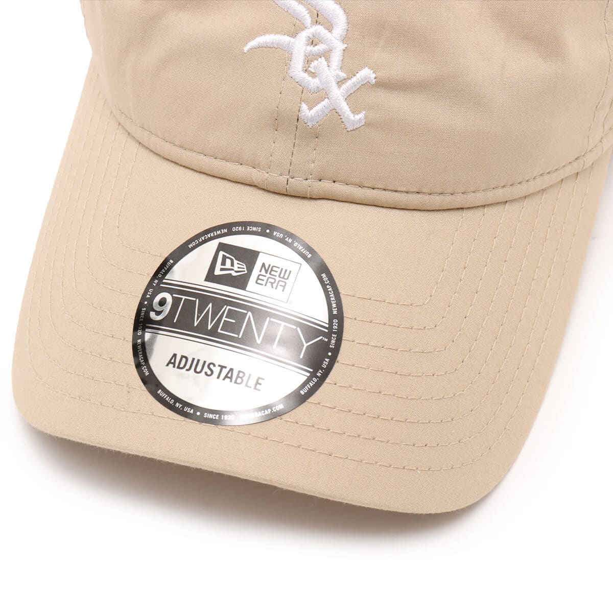 NEW ERA 9TWENTY MLB Typewriter Chicago White Sox BEIGEの画像