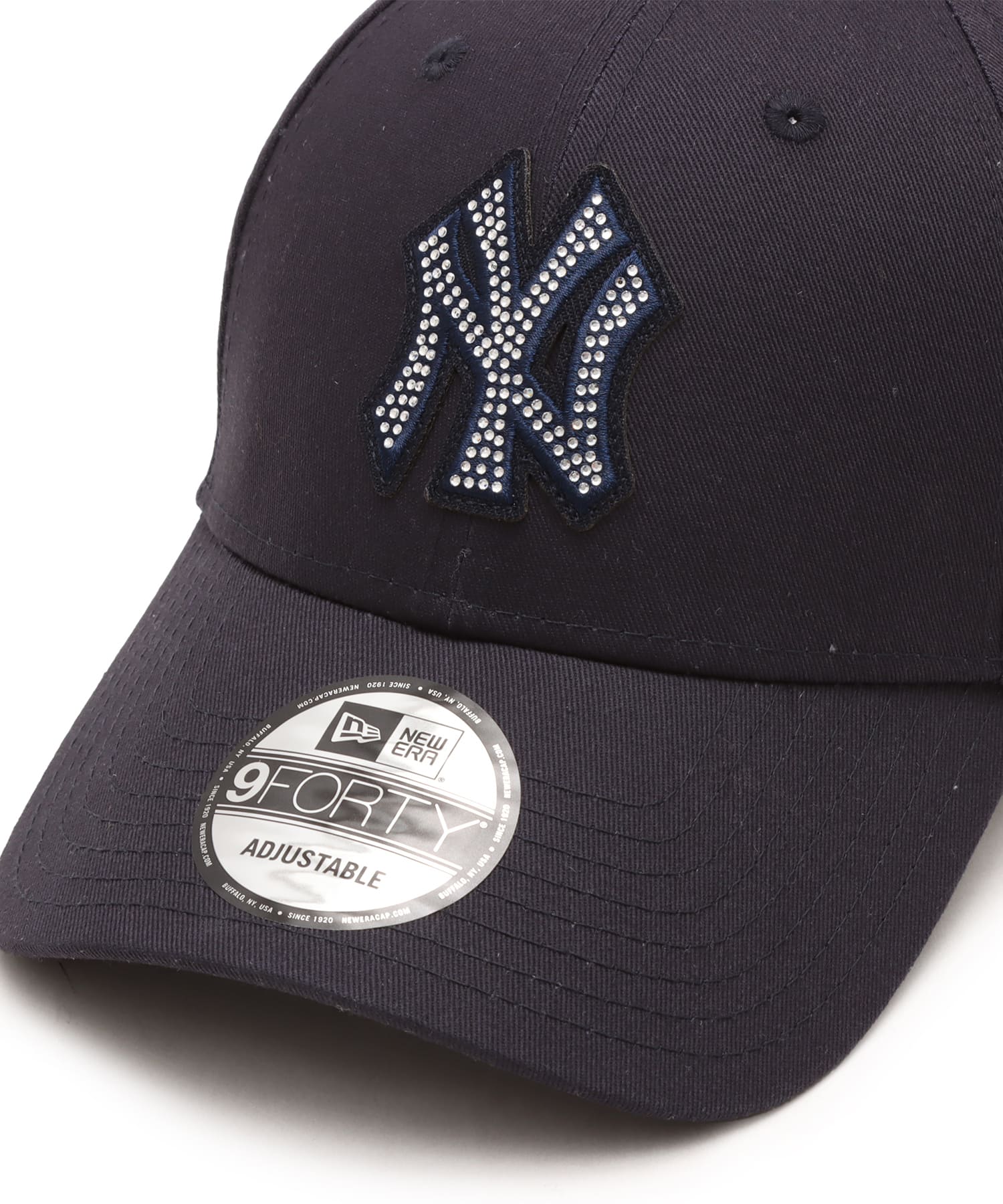 NEW ERA 9FORTY Rhinestone New York Yankees NAVYの画像