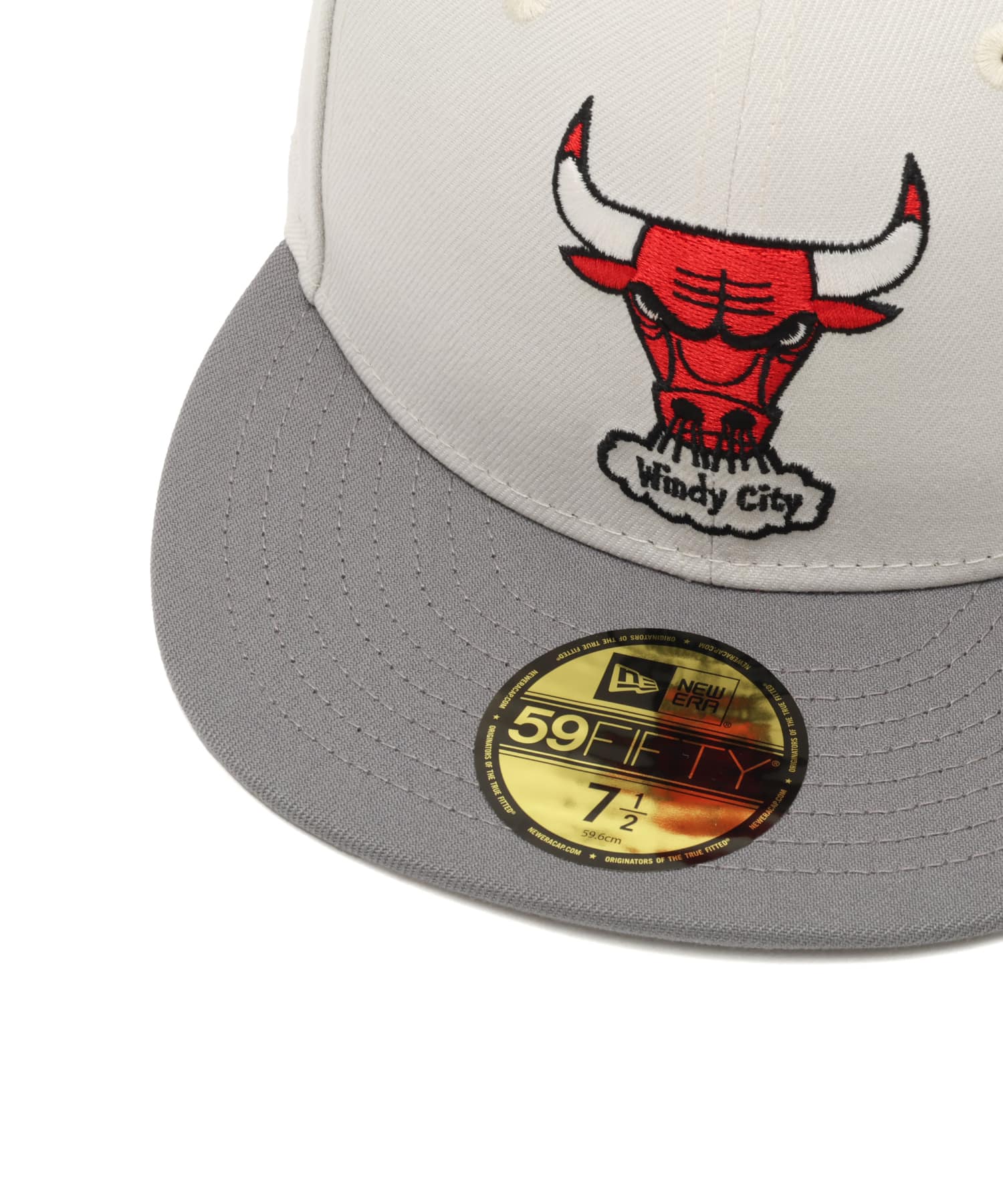 NEW ERA 59FIFTY Hardwood Classics Chicago Bulls CL SLIN WHITEの画像