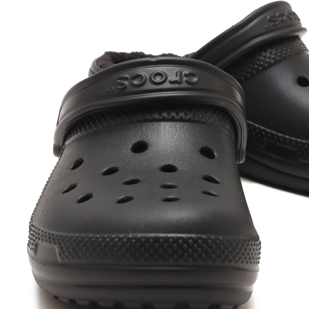 crocs Classic Lined Clog Black/Black 23FW-Iの画像