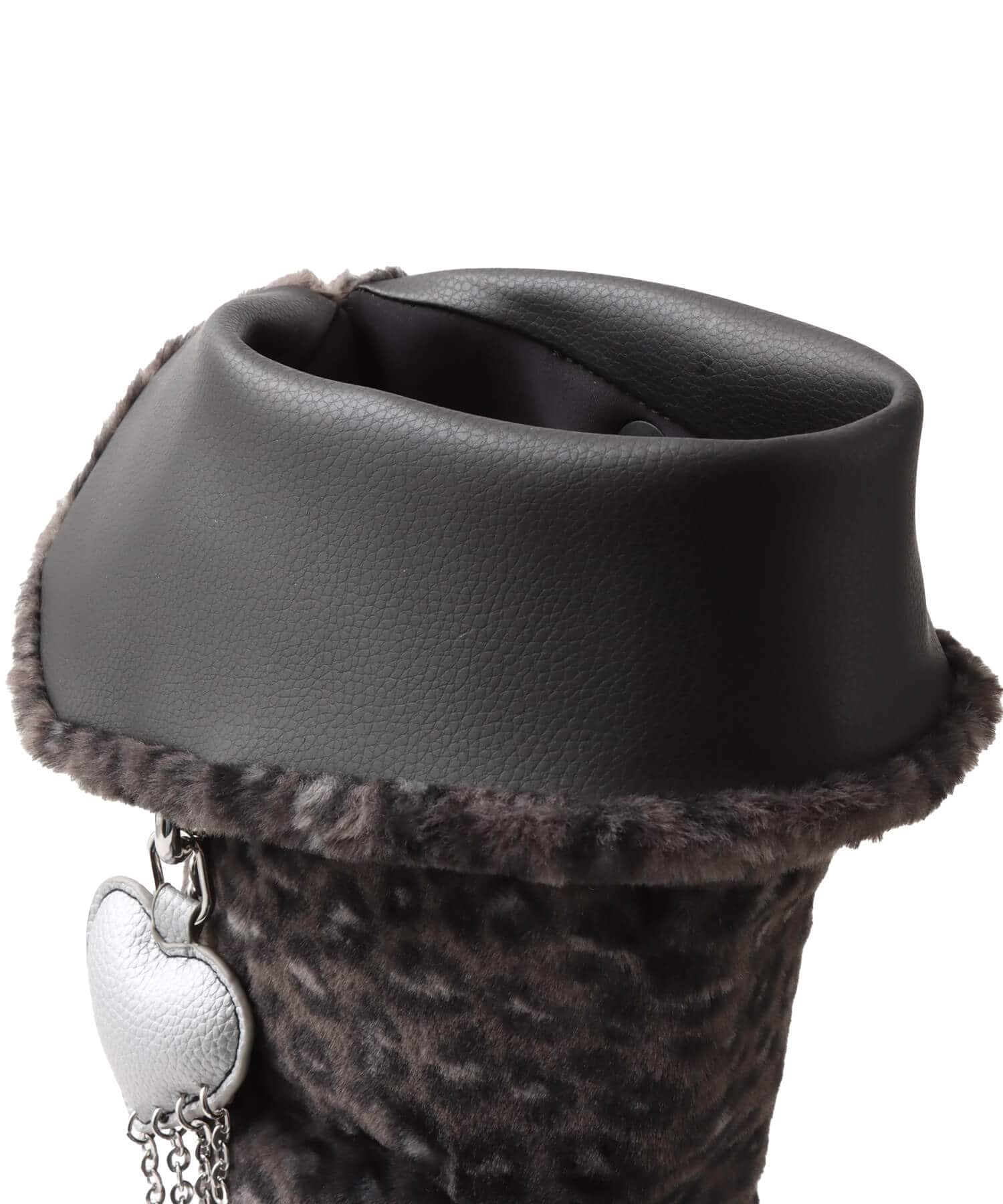 crocs Unfurgettable Leopard Knee High Boot Black/Leopardの画像