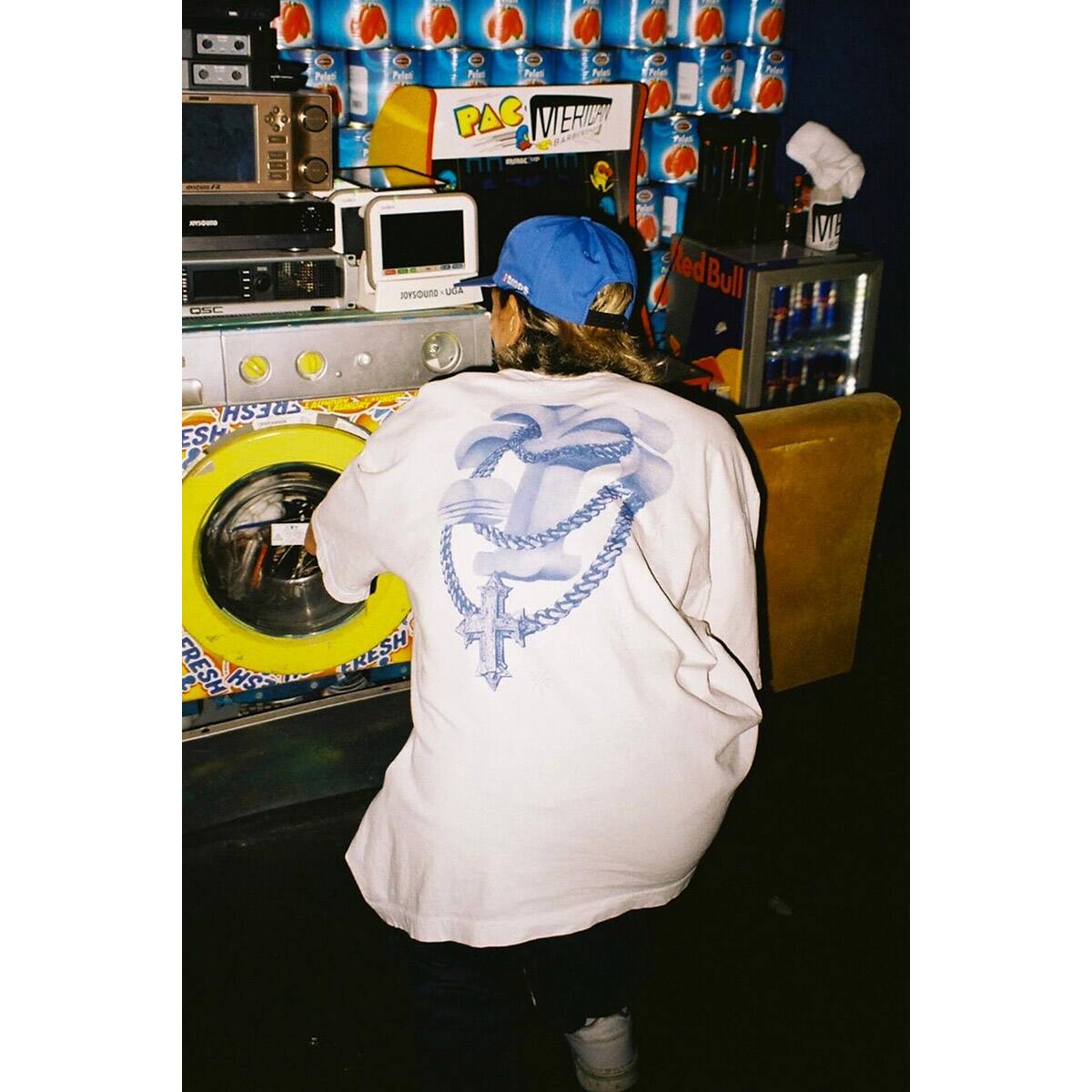 Gandhi x Toproc dress x atmos Relax-logo TEE WHITEの画像