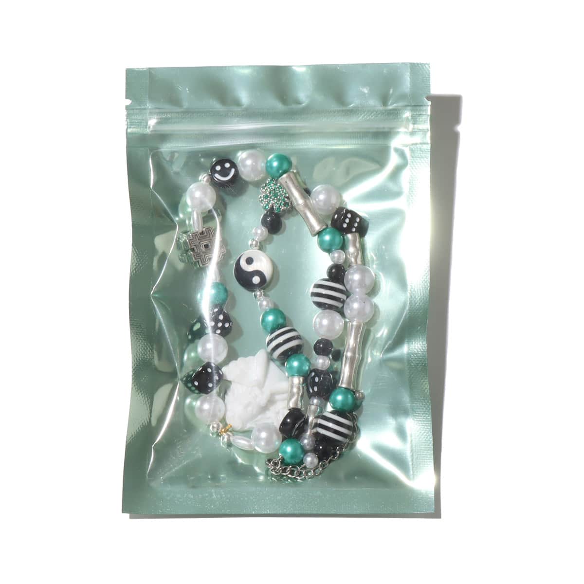 atmos pink × 9090 beads necklace MIX
