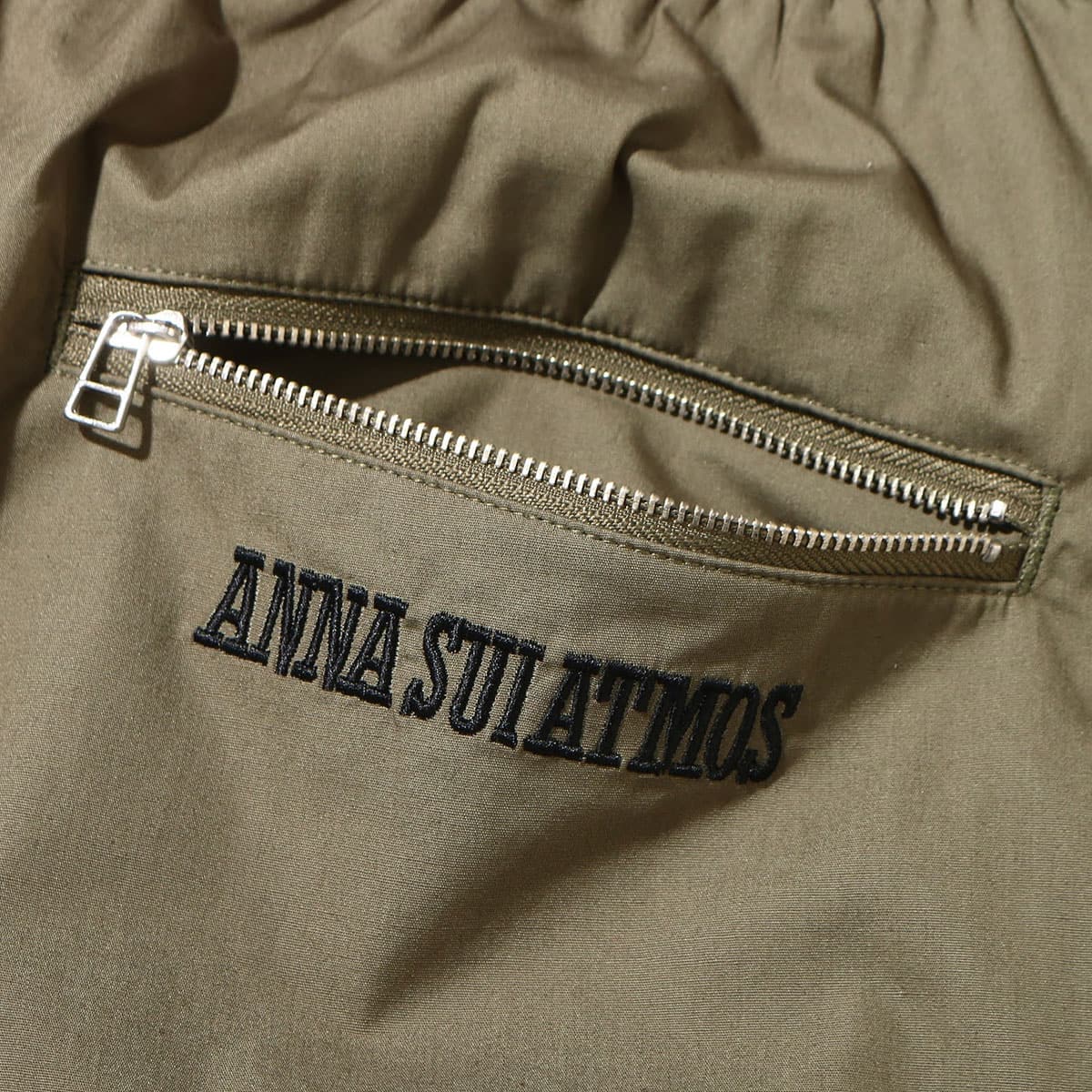 ANNA SUI ATMOS タイプライターハーフパンツ KHAKI 22SP-S