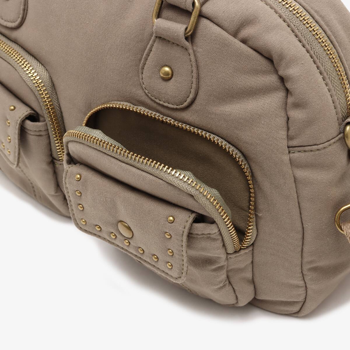 LAGUA GEM x ATMOS PINK BAG KHAKI の画像