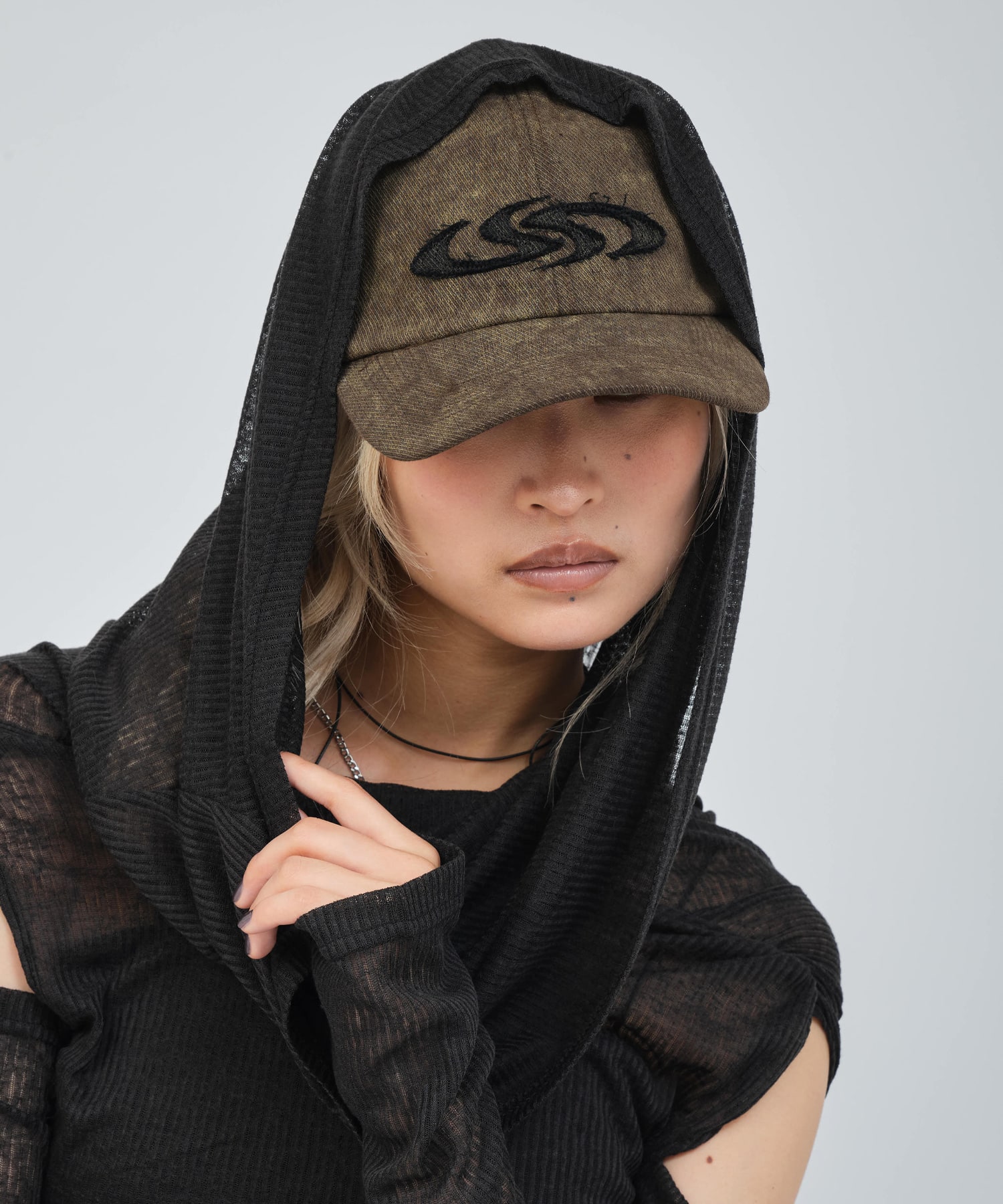 atmos pink See-Through 3-Ways Tops BLACKの画像