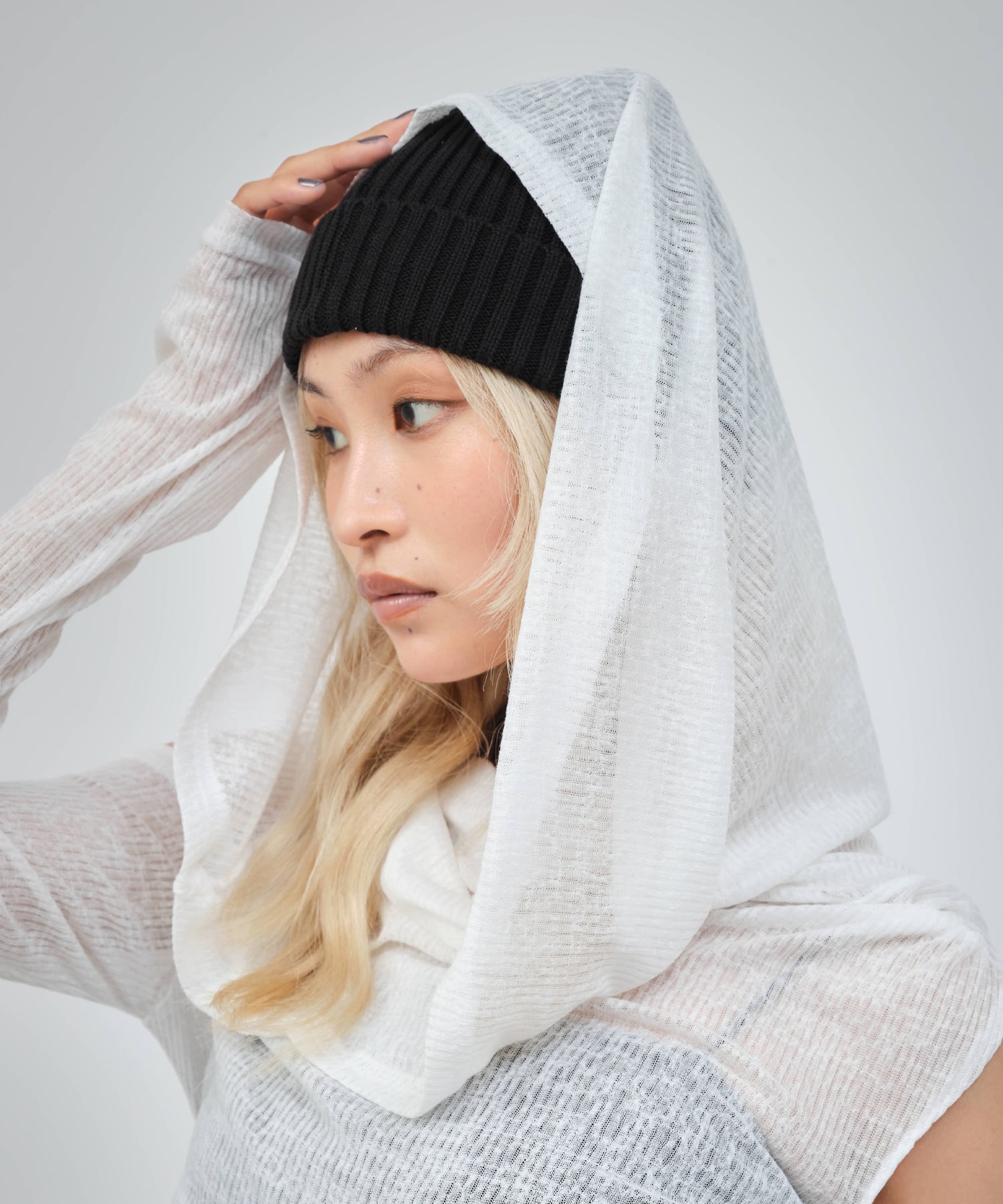 atmos pink See-Through 3-Ways Tops WHITEの画像